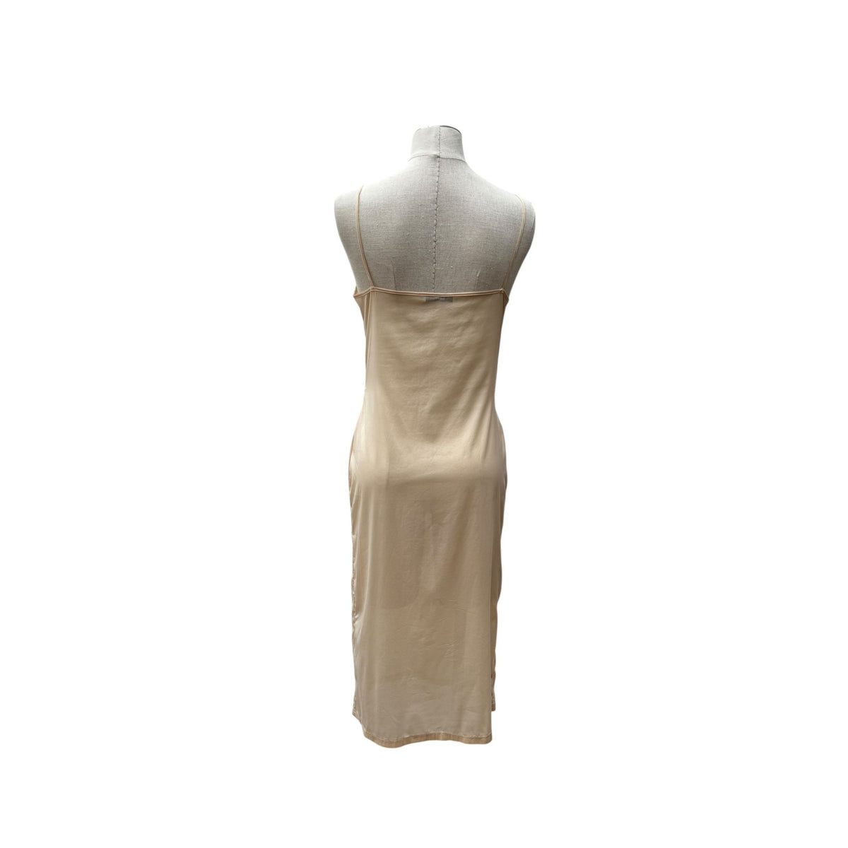 Navy Layered Silk Dress