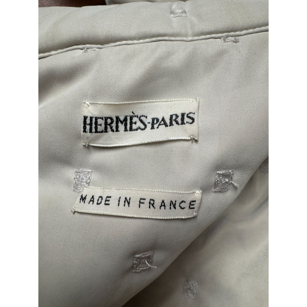 by Martin Margiela Early 2000s Taupe Grey Quilted Puffer Jacket
