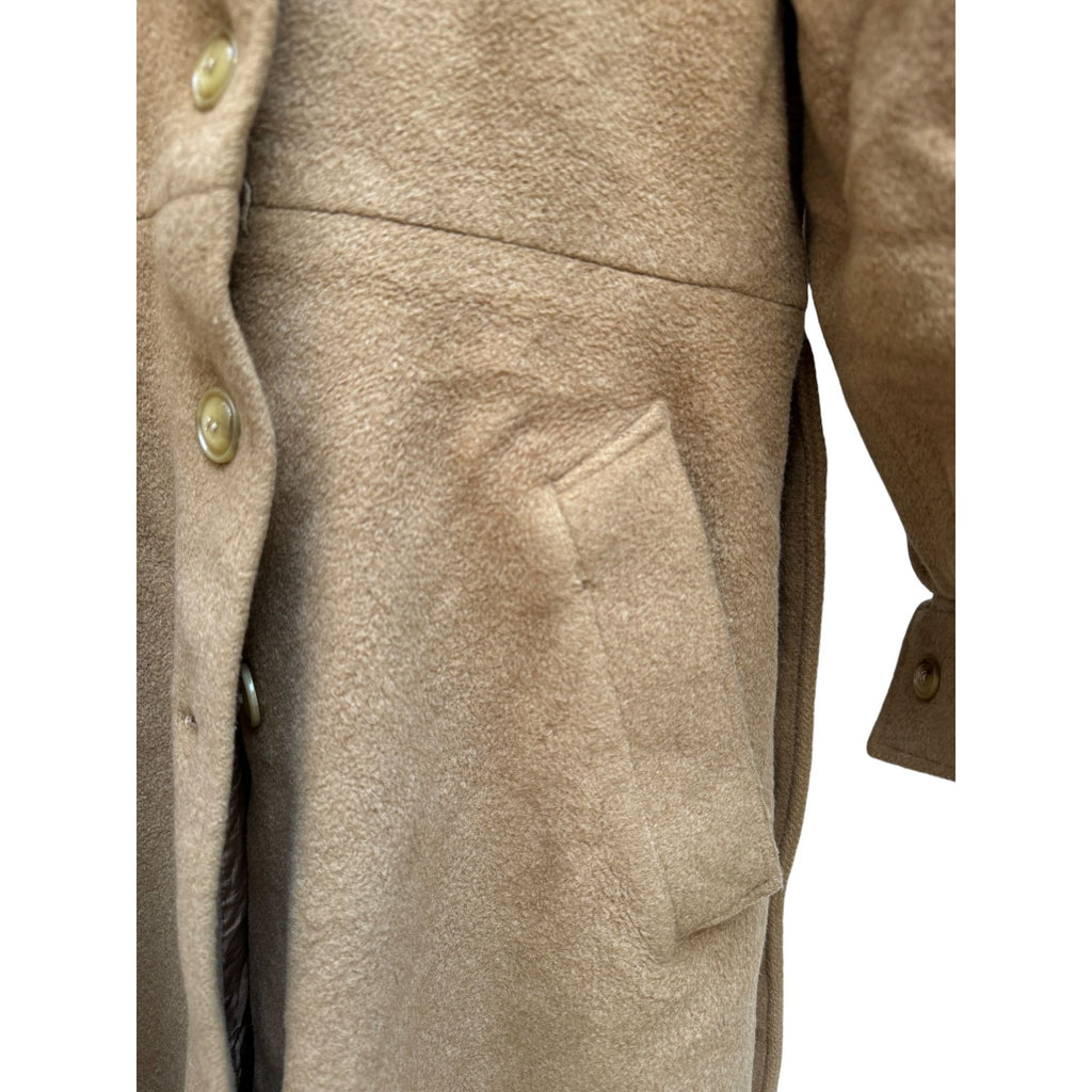 Vintage 1960s Brown Cashmere Coat