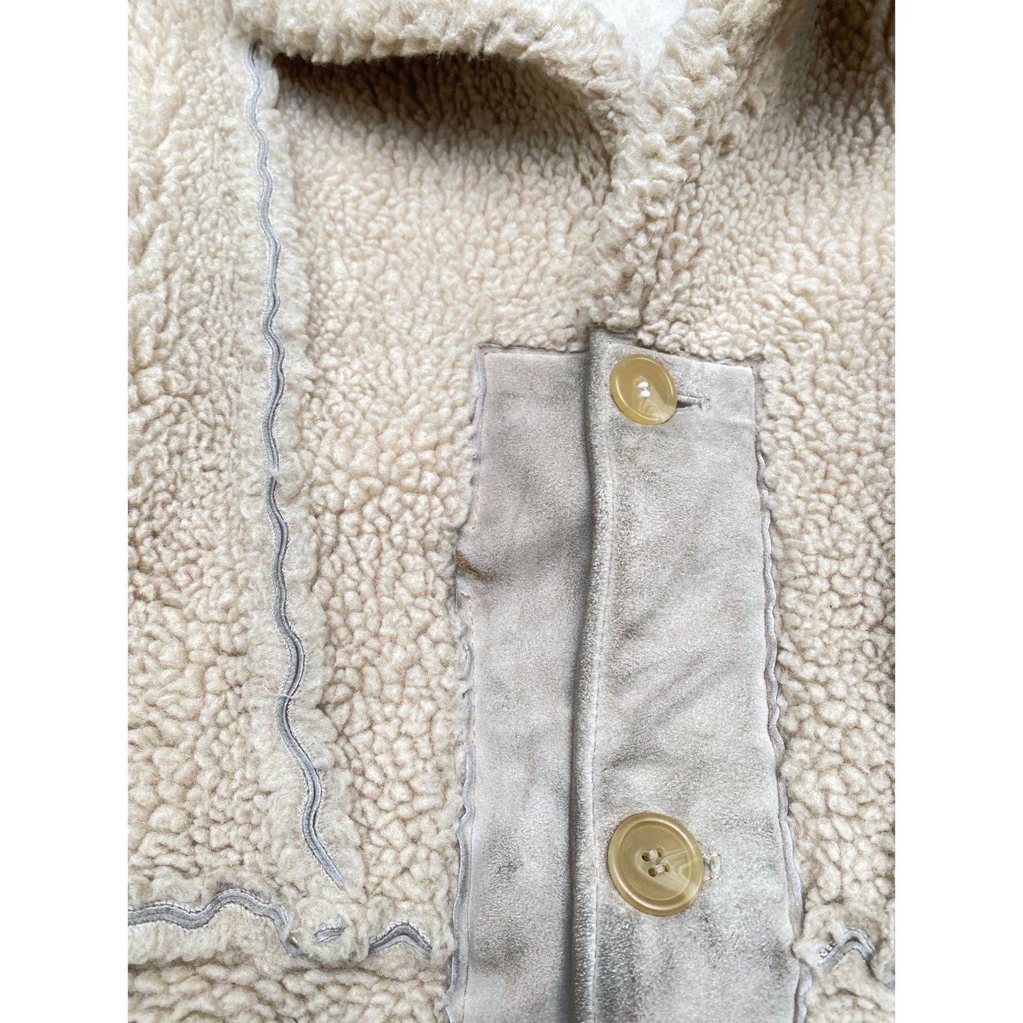 Reversed Suede Shearling Jacket
