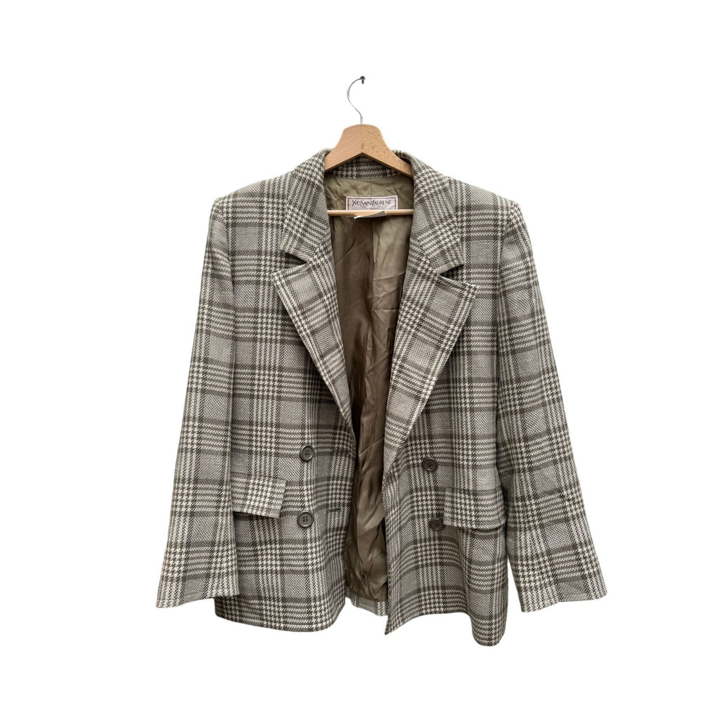 SS 1987 Vintage Beige Tweed Suit