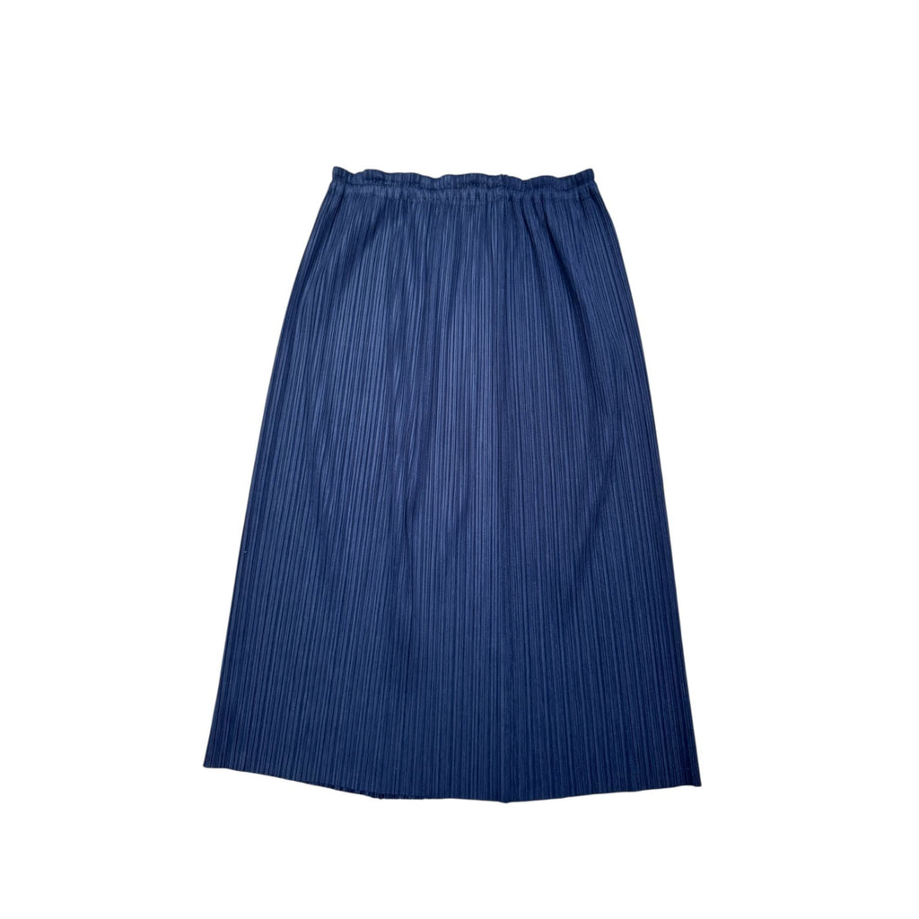 Navy Pleats Please Skirt