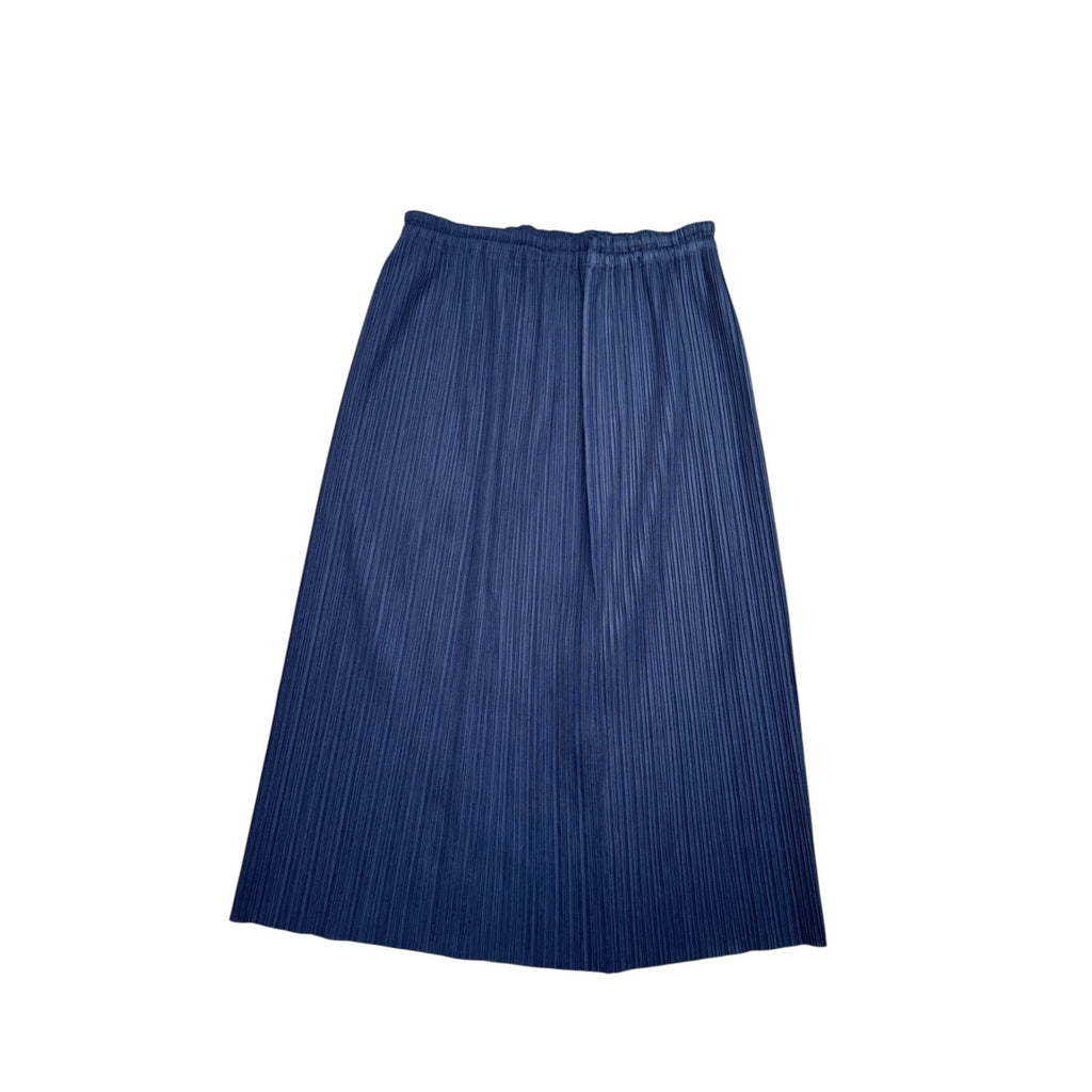 Navy Pleats Please Skirt