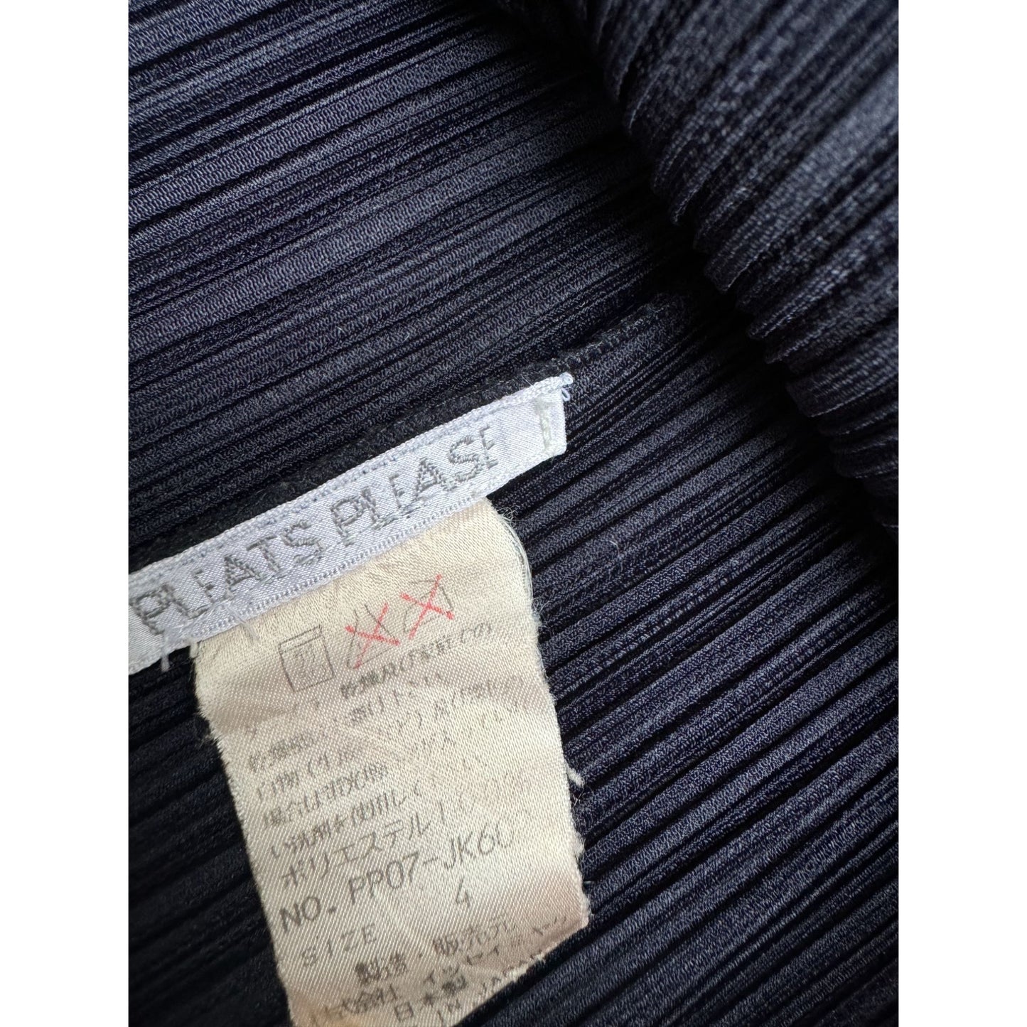 Navy Pleats Please Skirt