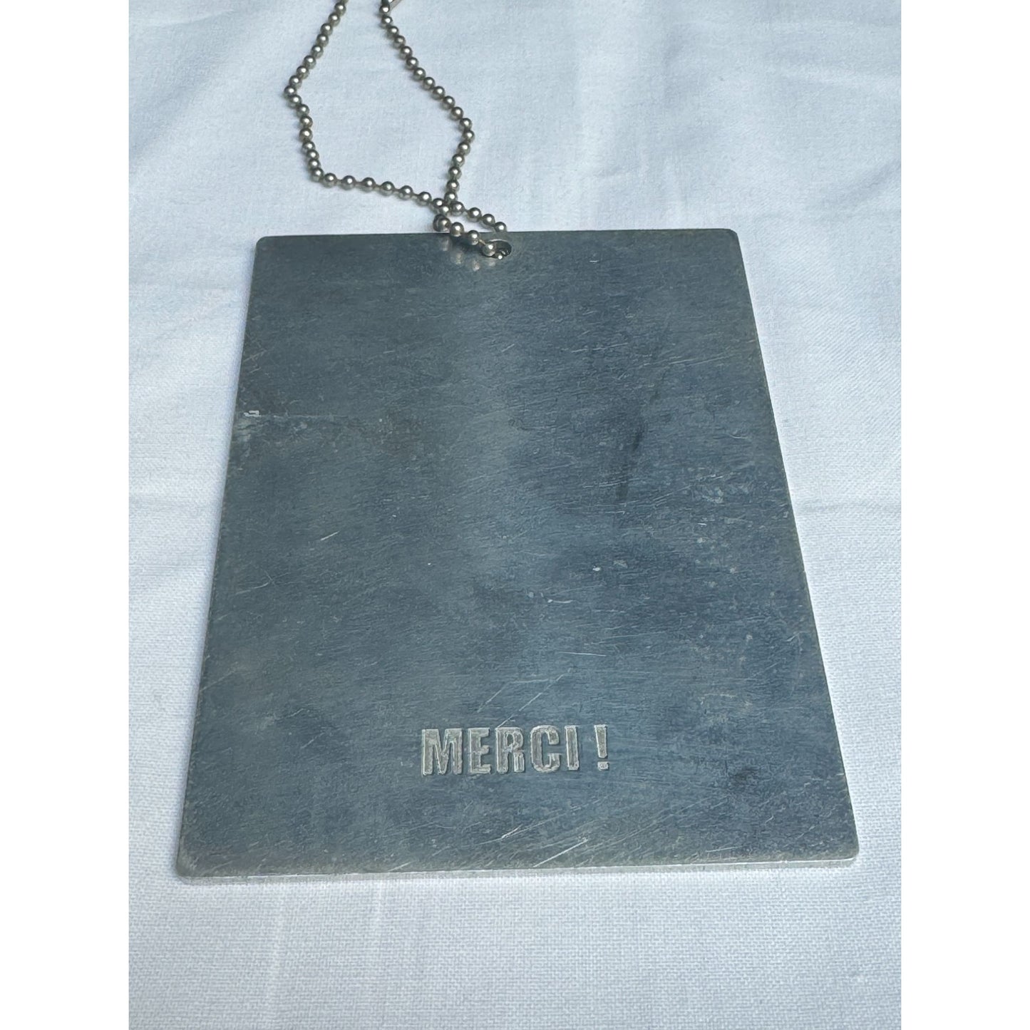 Martin Margiela Spring Summer 2009 Runway Invitation Metal Show Pass