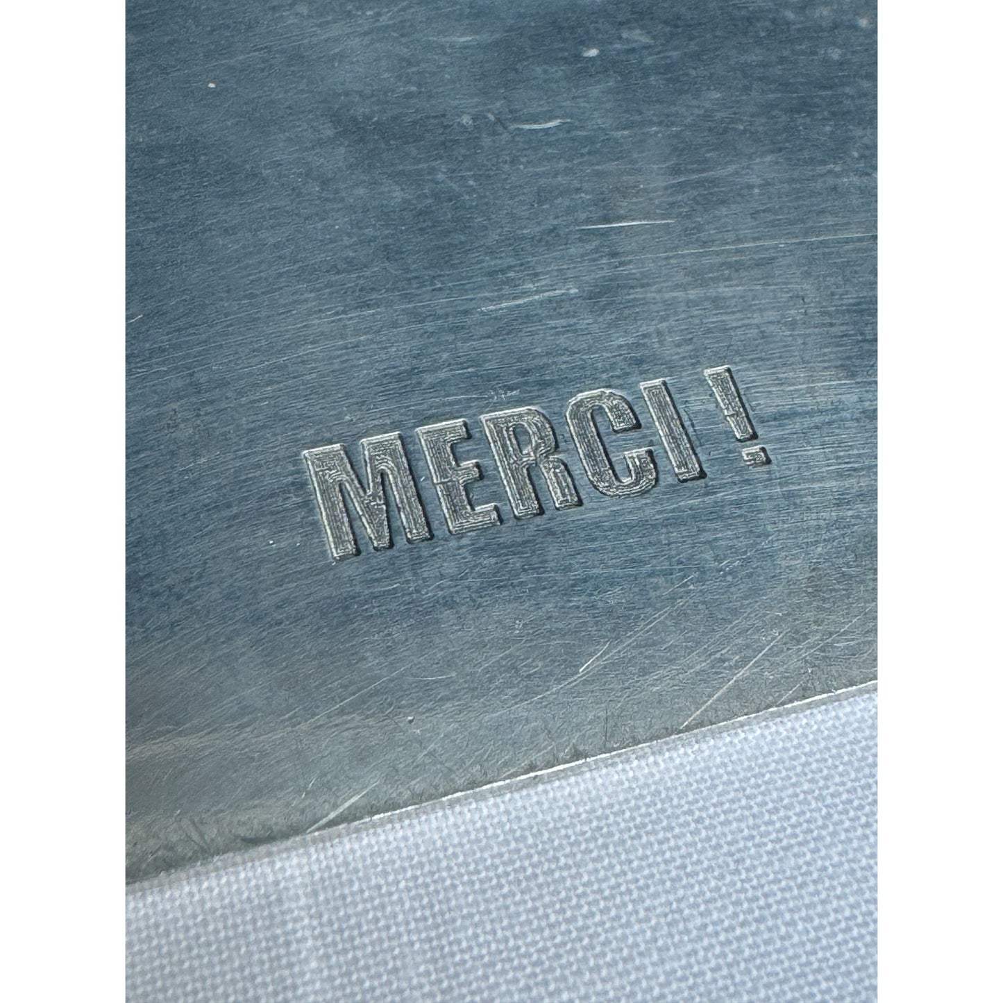 Martin Margiela Spring Summer 2009 Runway Invitation Metal Show Pass
