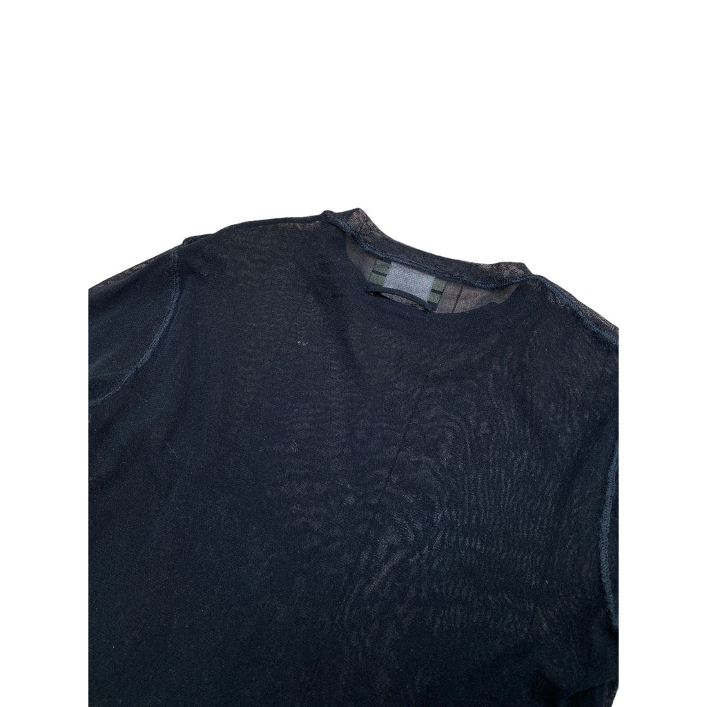 Vintage Black Mesh Longsleeves