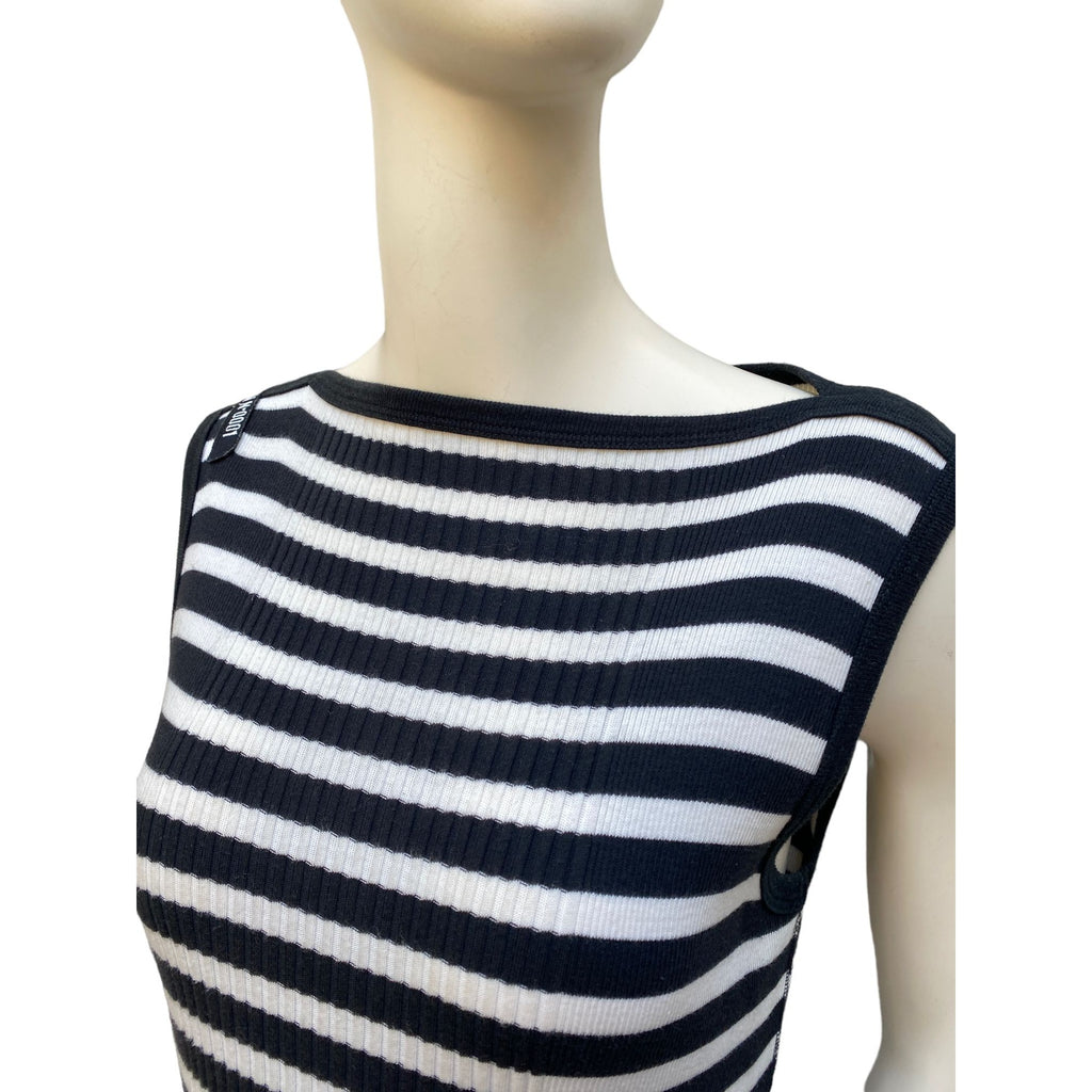 Vintage Knitted Striped Dress