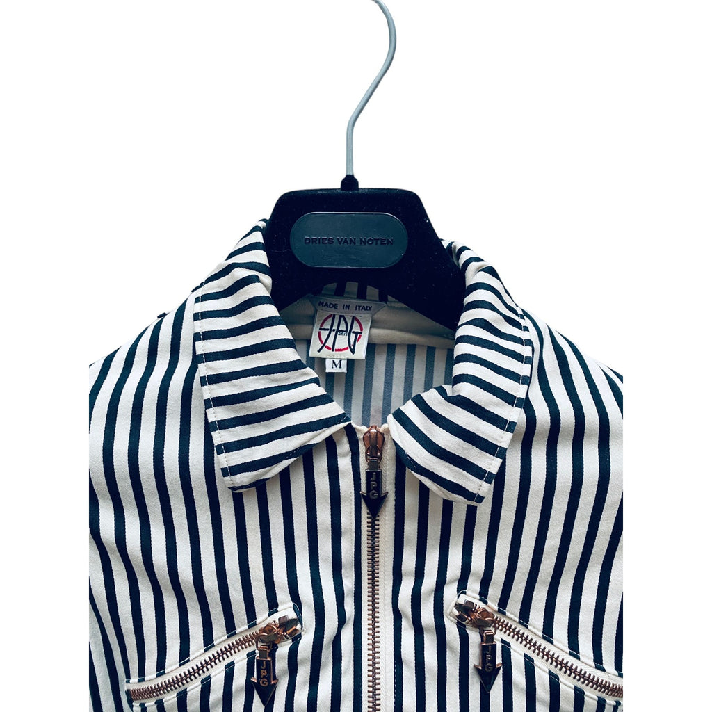 Jean Paul Gaultier Vintage JPG Striped Jacket  Size M fits S