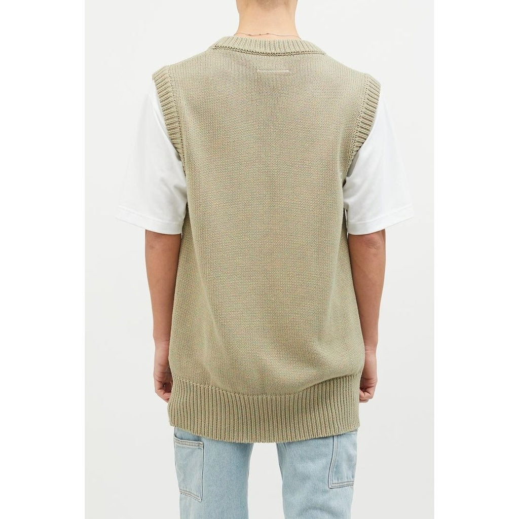 Oversized Heavy Knitted Vest