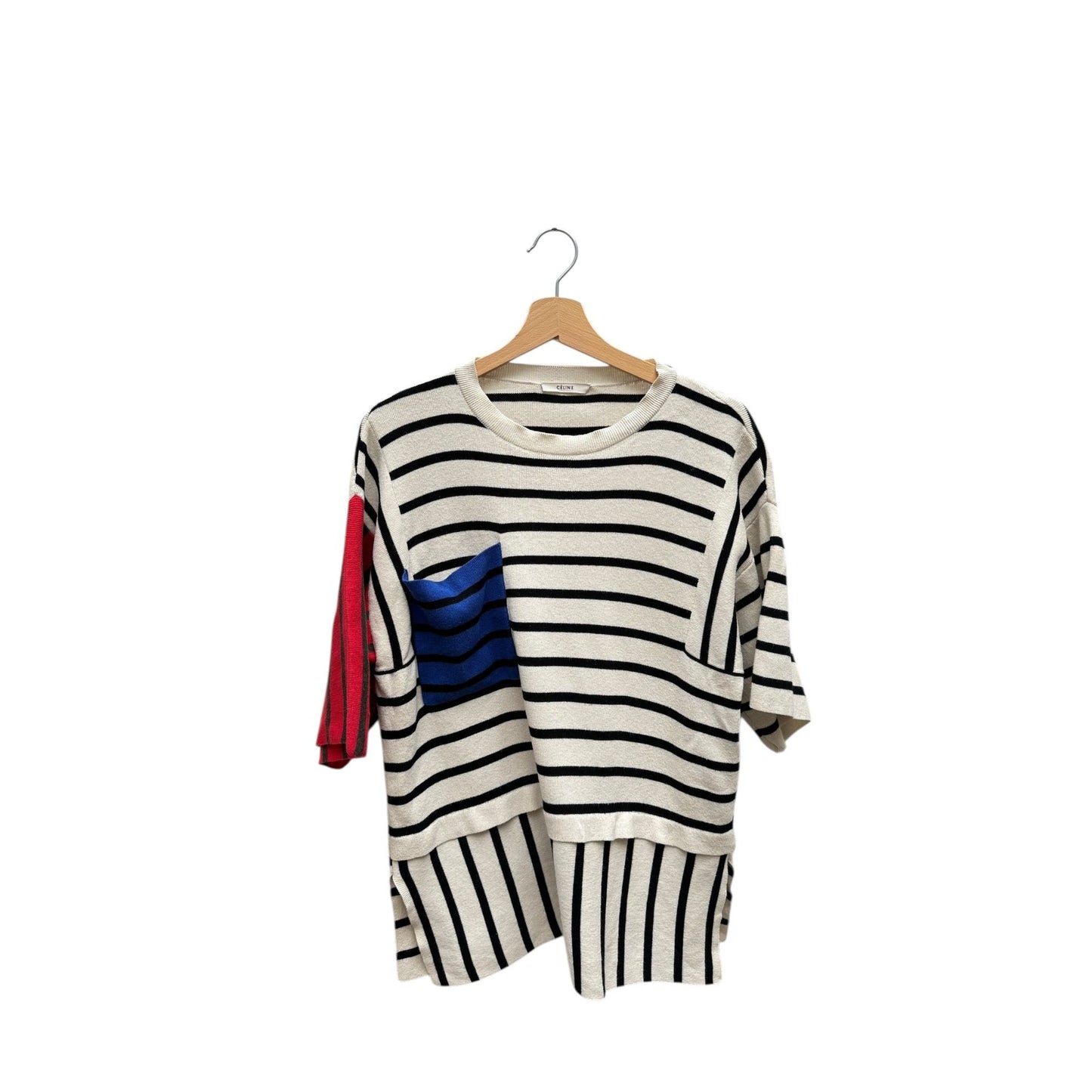 Striped Cotton Knit Top