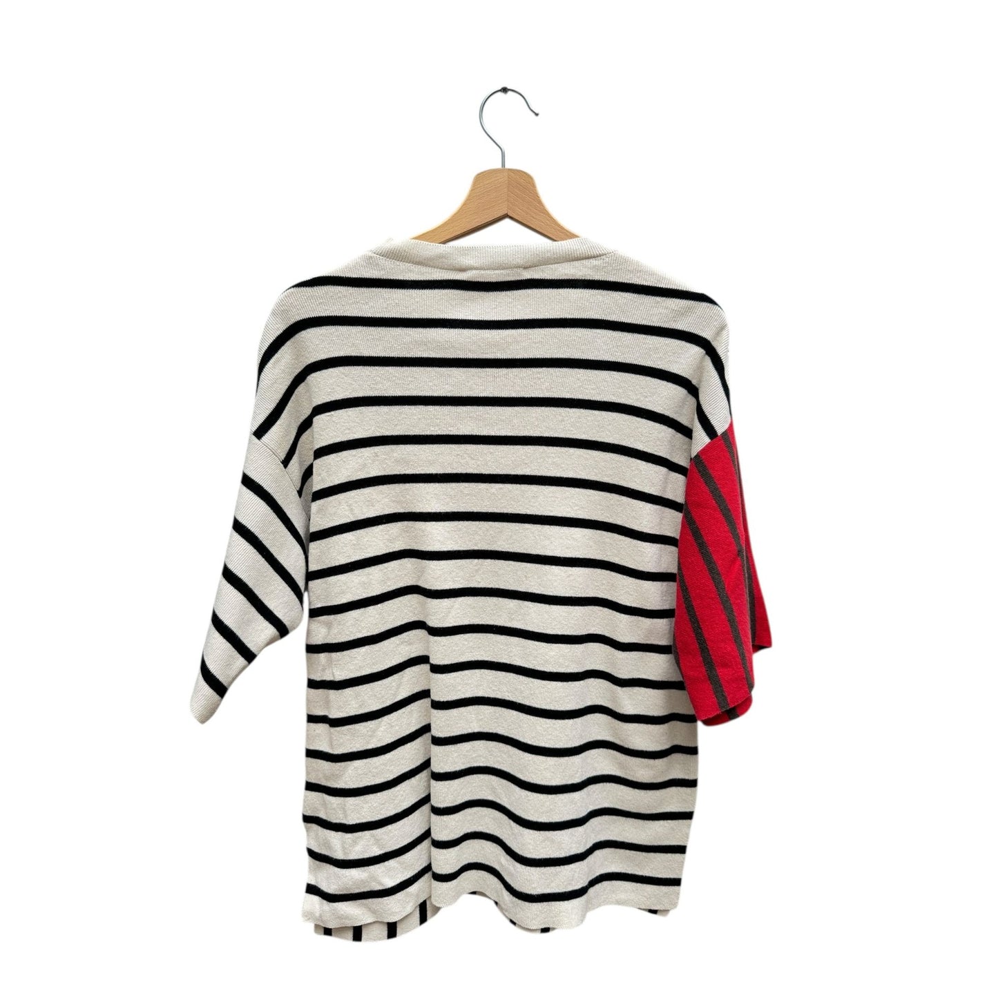 Striped Cotton Knit Top