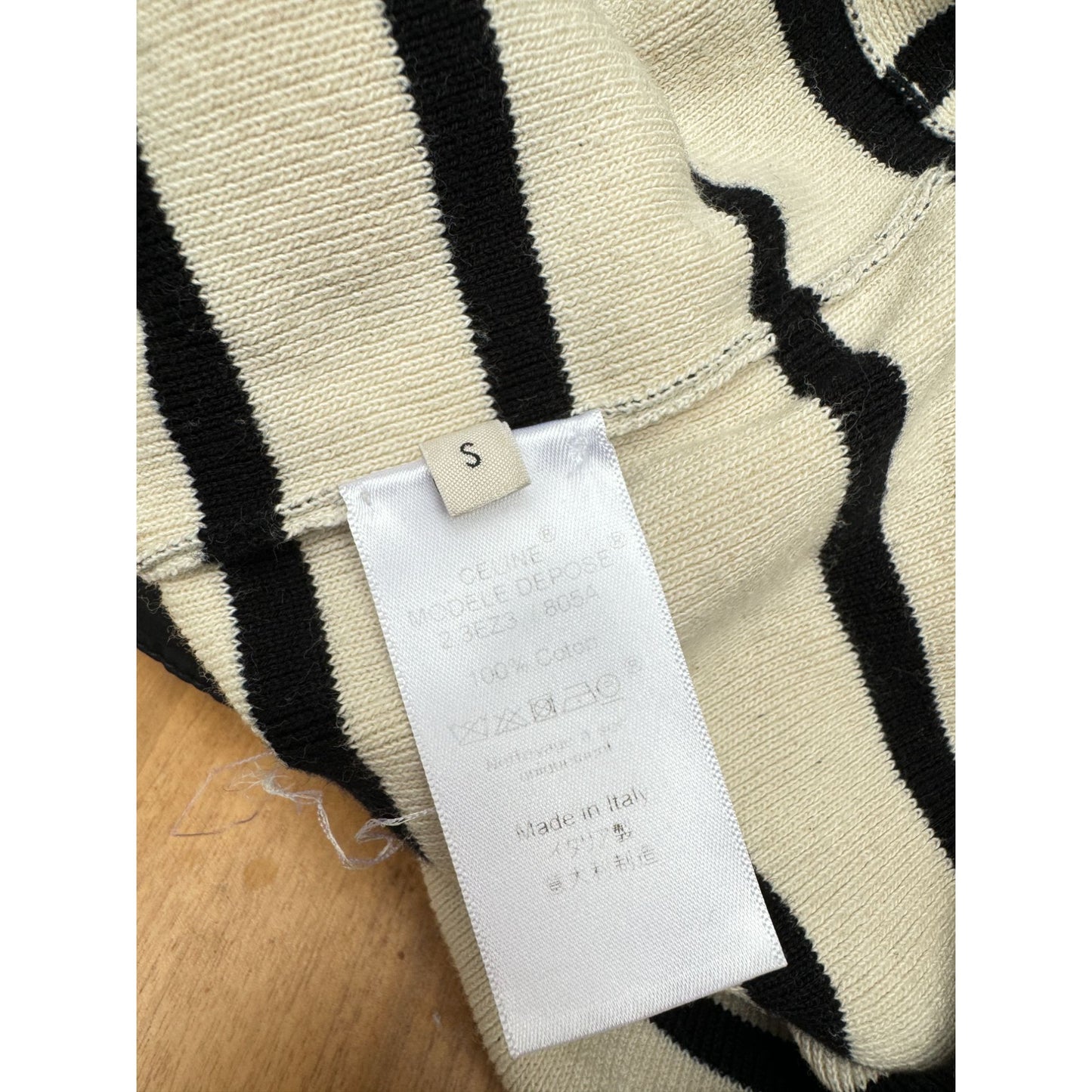 Striped Cotton Knit Top