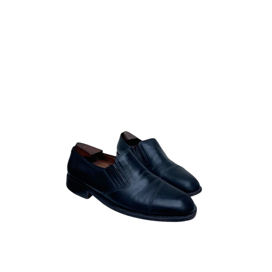 Black Leather Loafers 