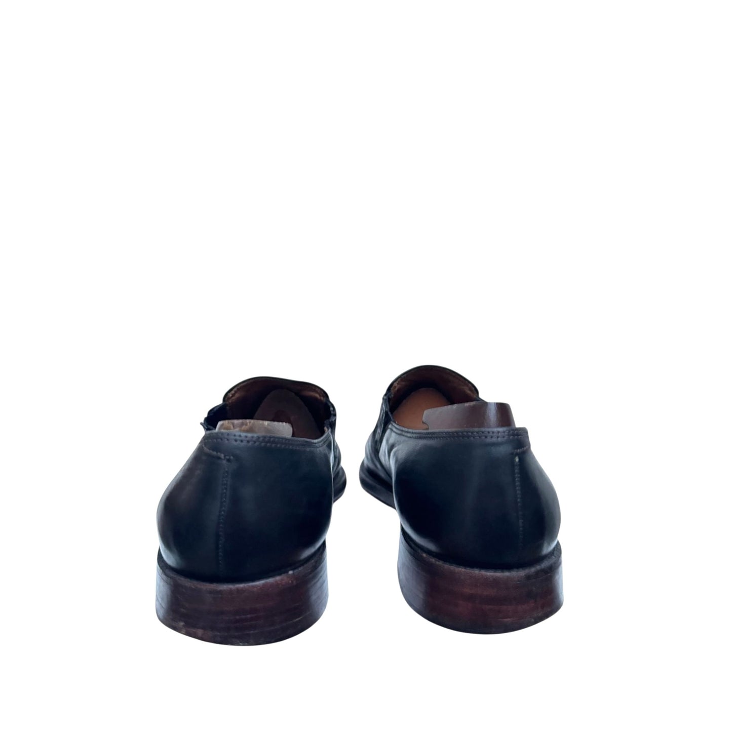 Black Leather Loafers 