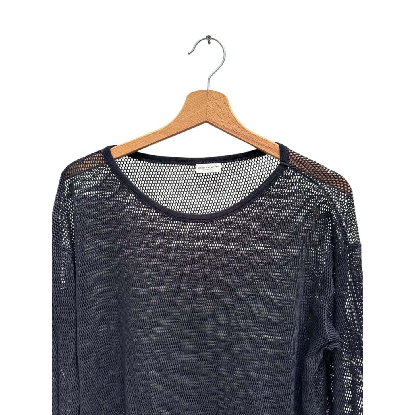 Black Ribbed Knit Longsleeves