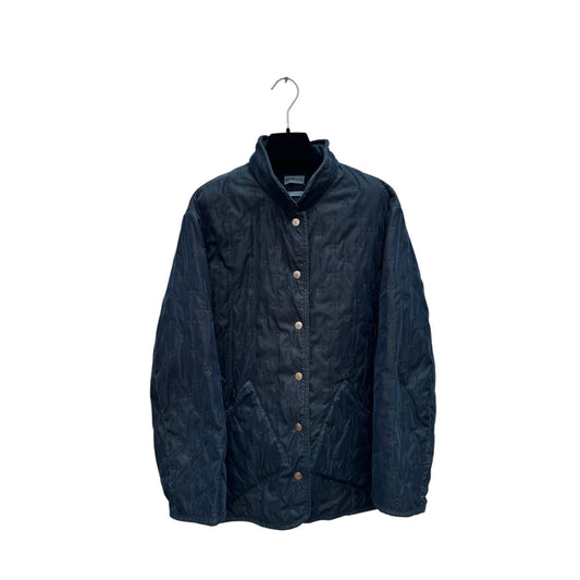Navy Quilted Jacket