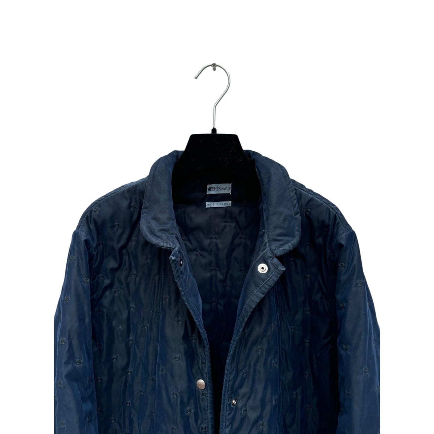 Navy Quilted Jacket