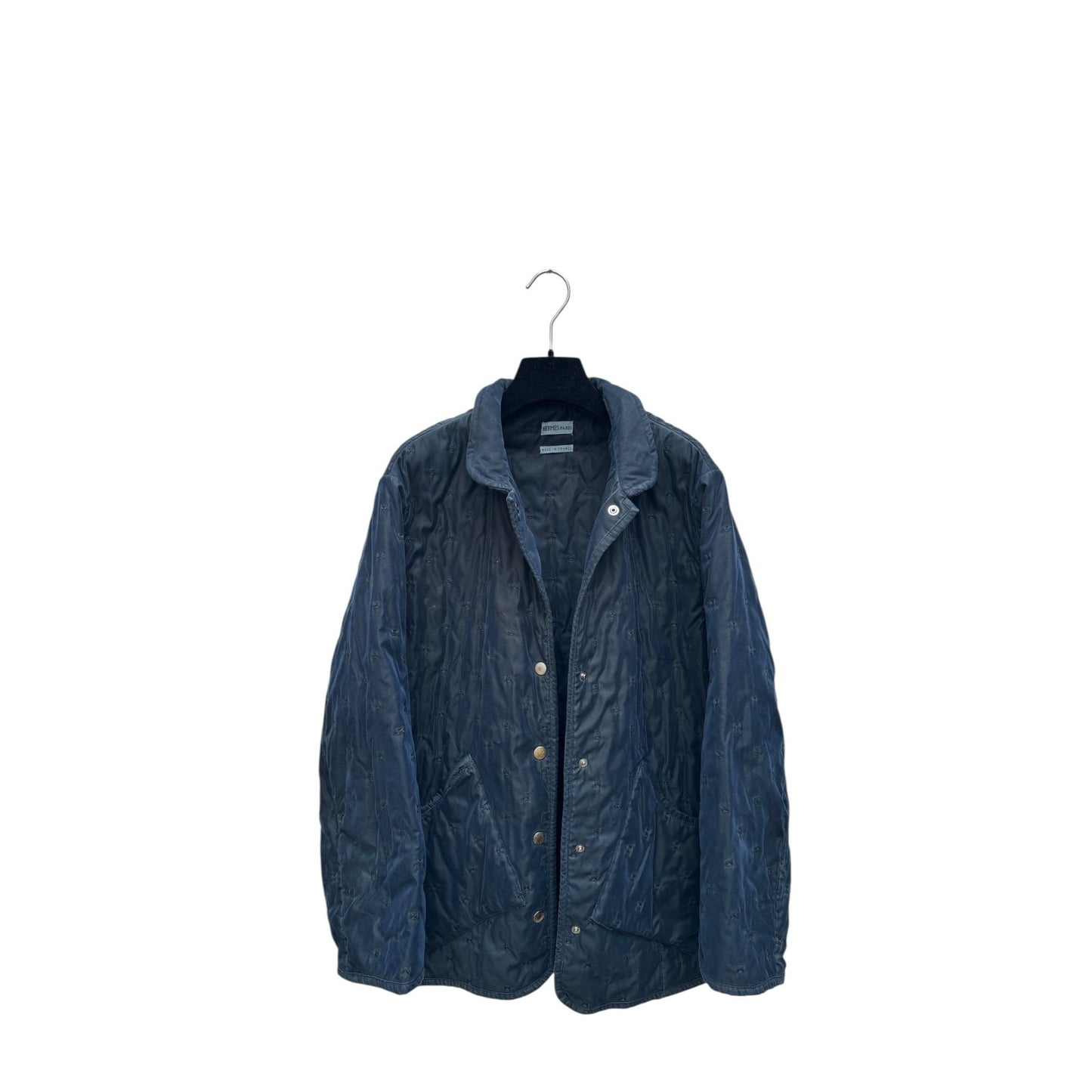 Navy Quilted Jacket