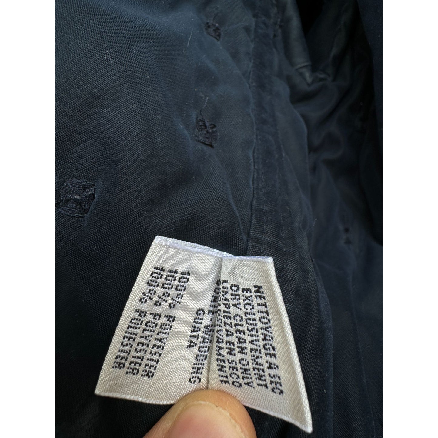 Navy Quilted Jacket