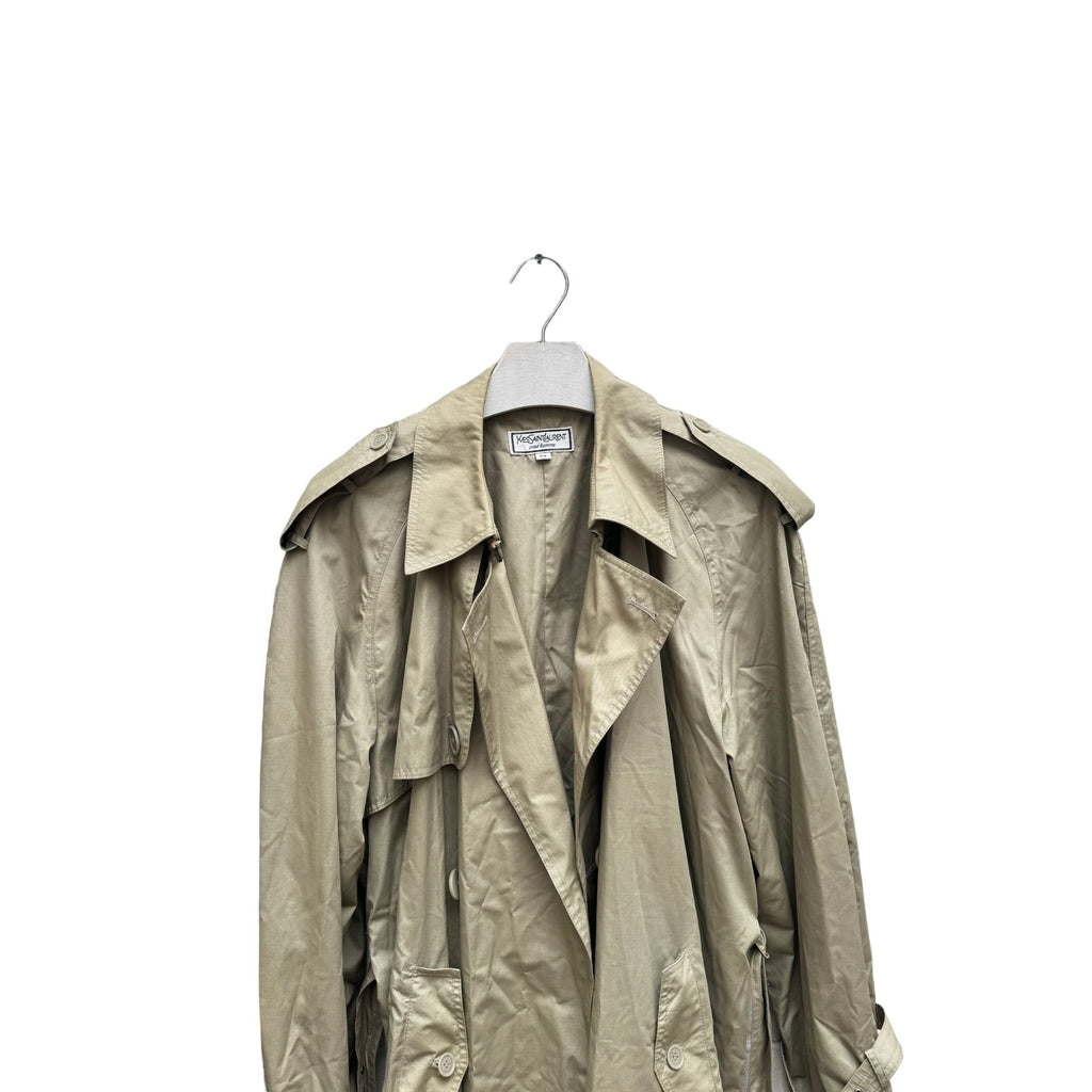 Vintage Beige Trench RainCoat