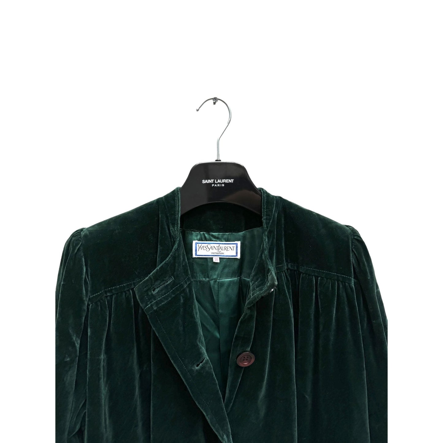 Vintage Green Velvet Coat