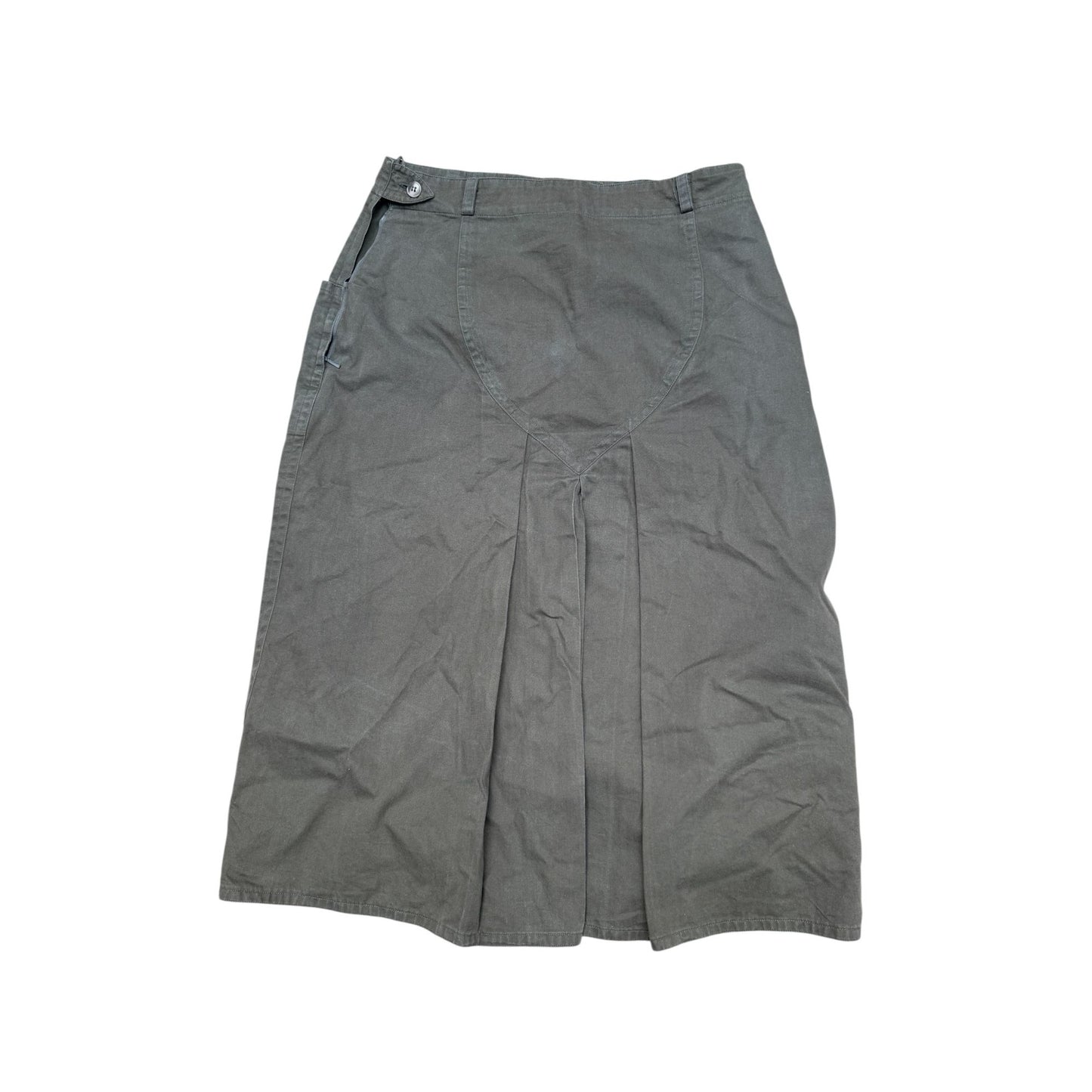Vintage Utility Cotton Skirt