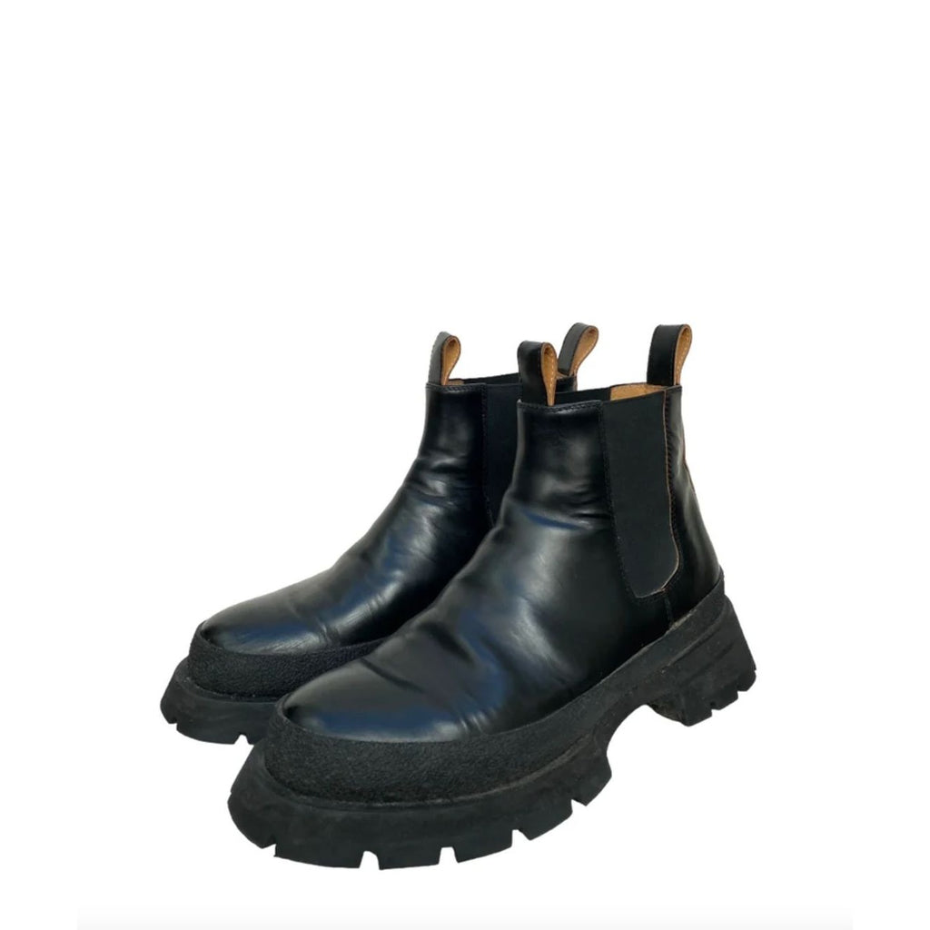 2020 Black Chelsea Boots Vibram Lug sole