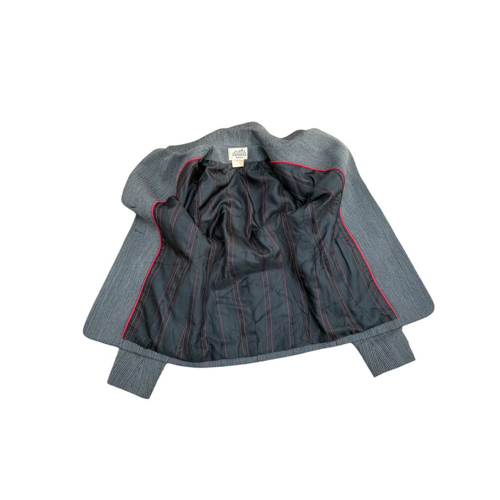 Grey Wool blazer Jacket