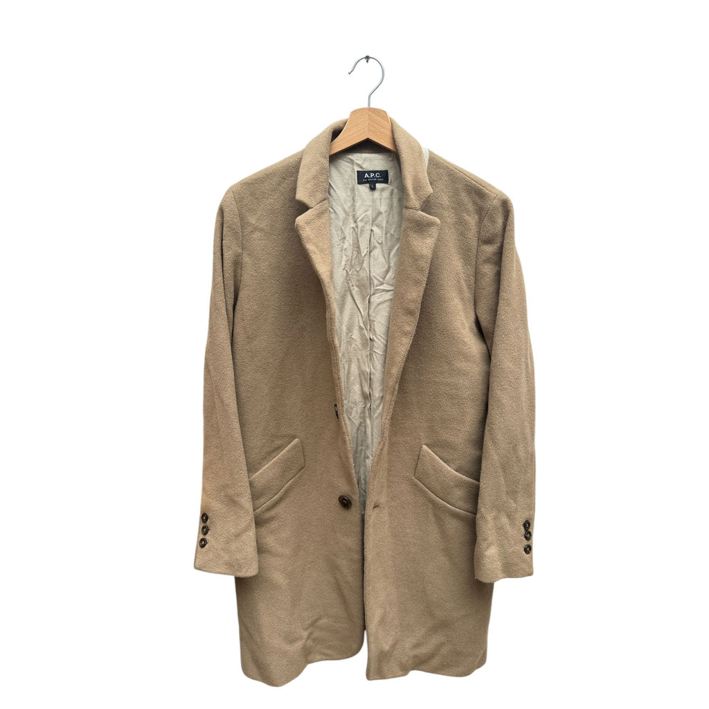 Beige Wool Coat