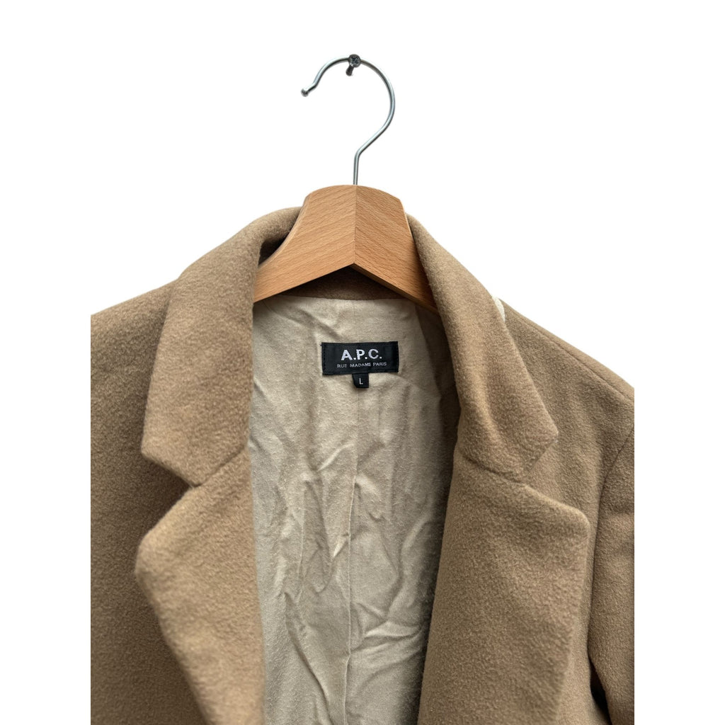 Beige Wool Coat