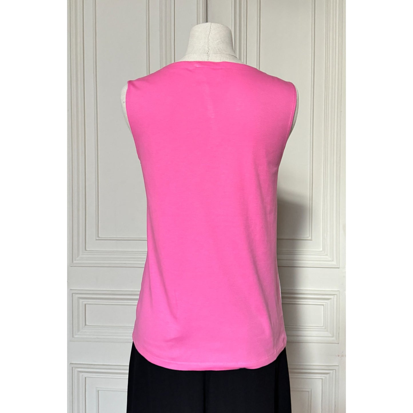 Pink Eskimo Sunglasses Tank Top + Sheer Pink Hoodie