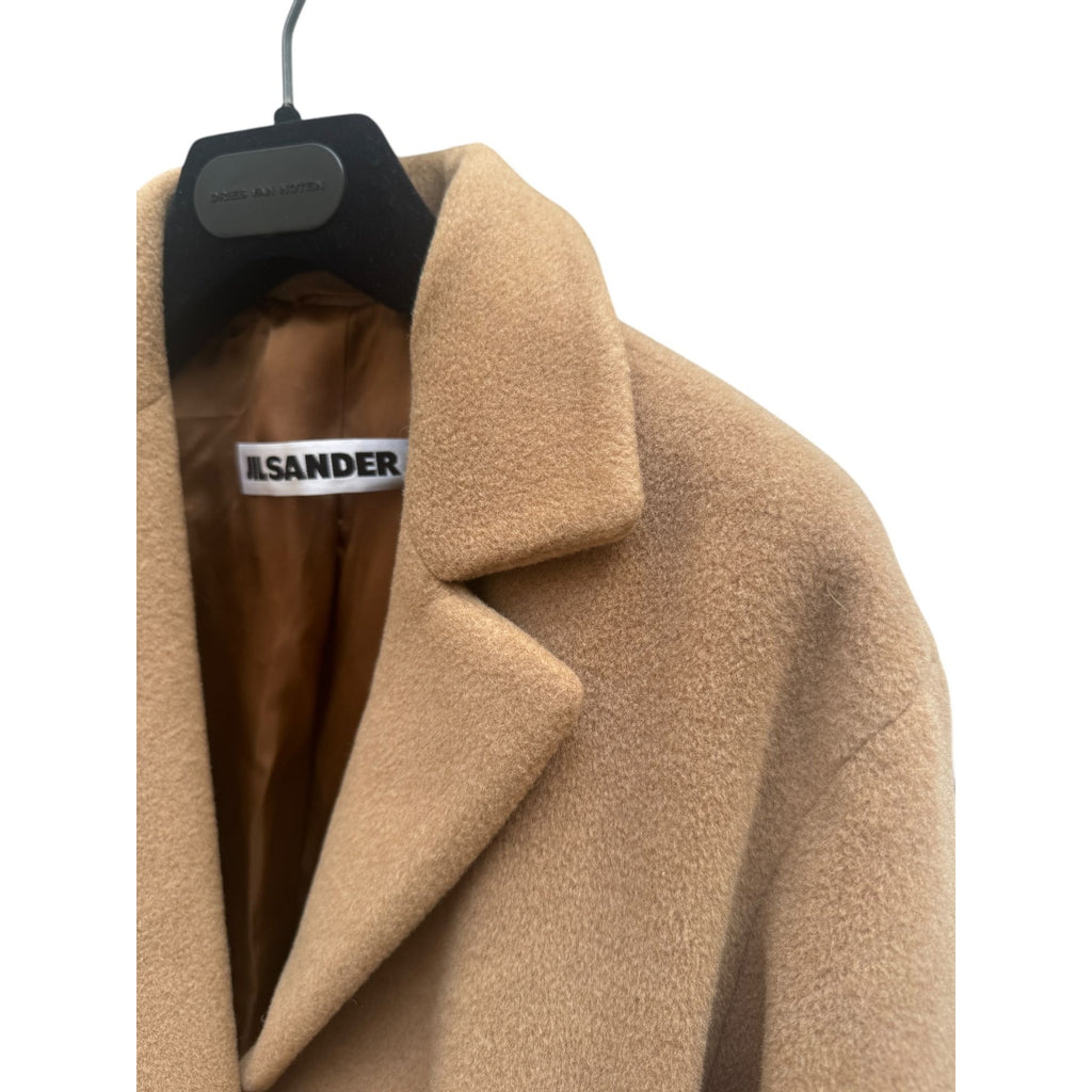 Brown Wool Belted Coat 