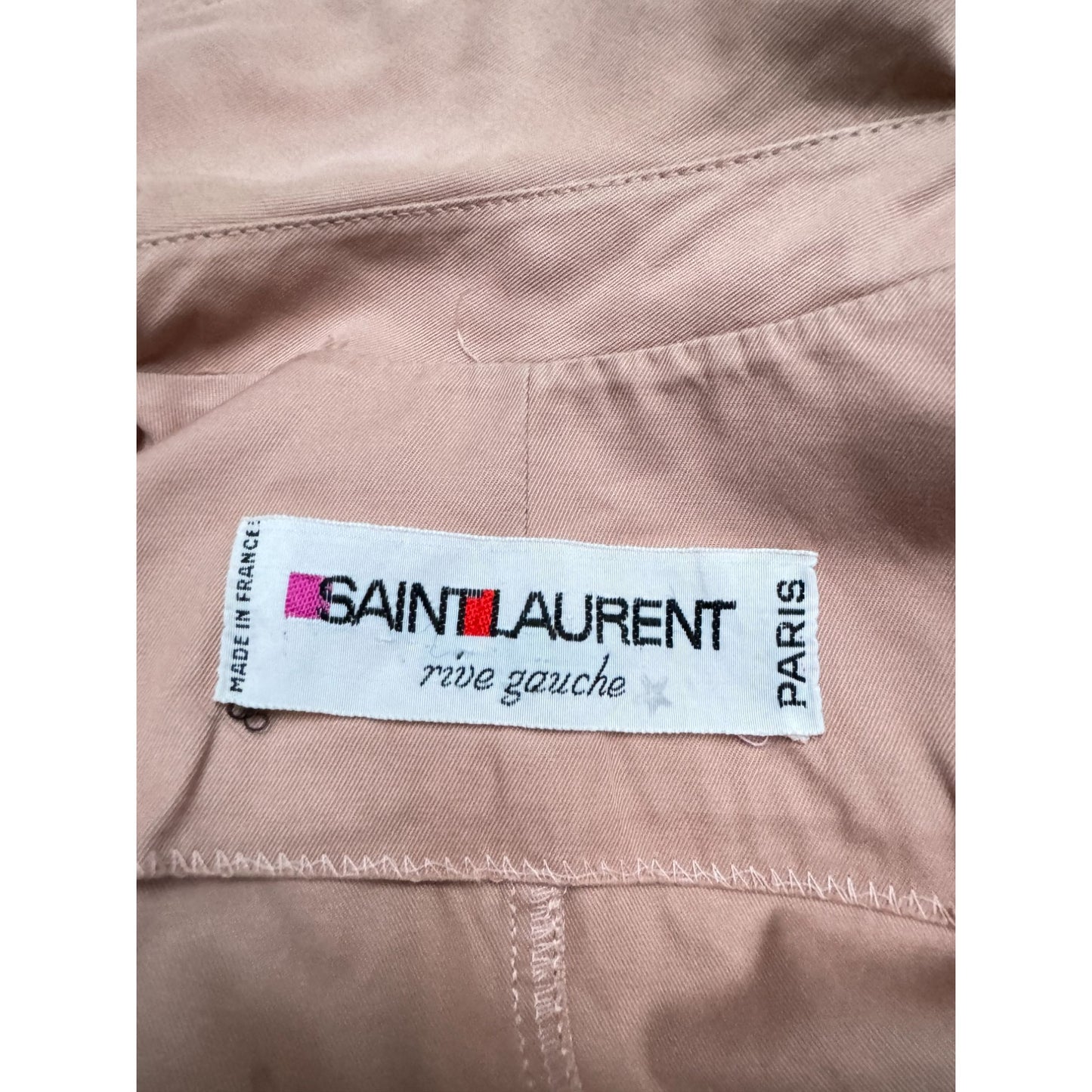 1970s Beige Cropped Cotton Jacket 