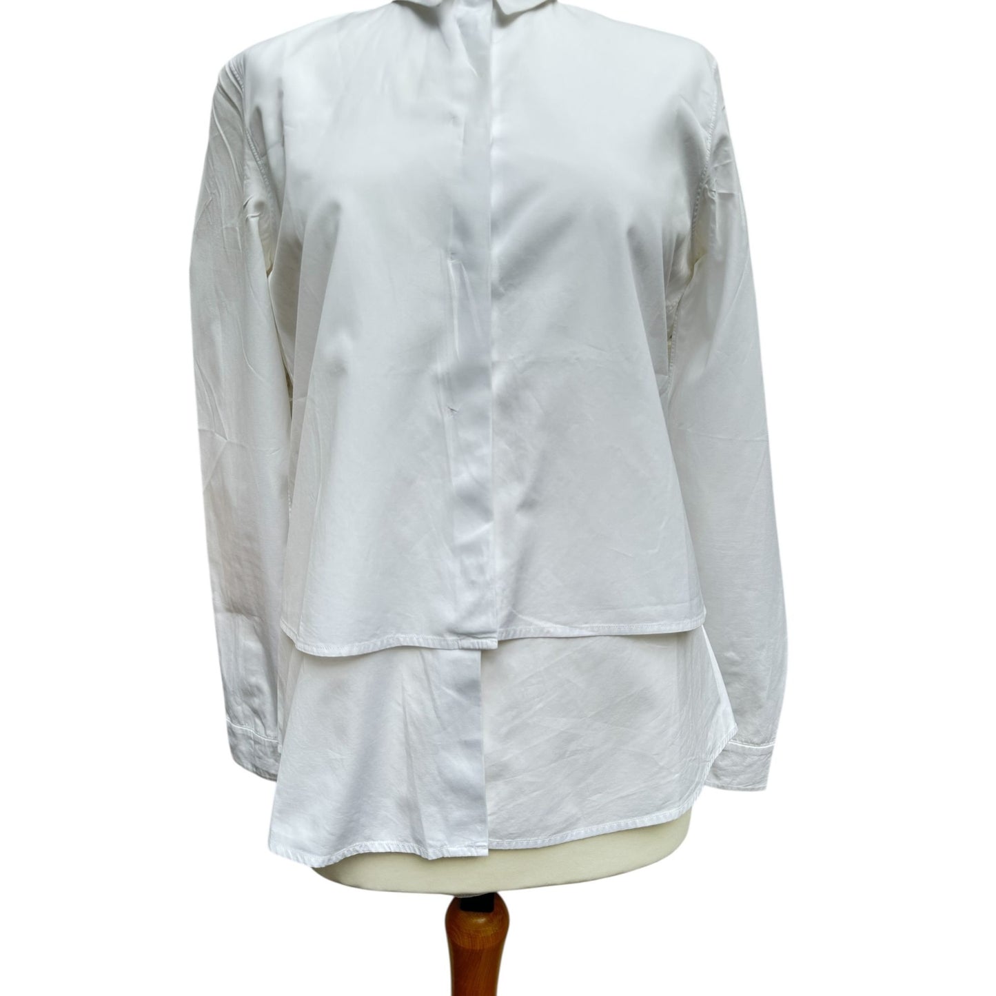 Double Layer White Shirt