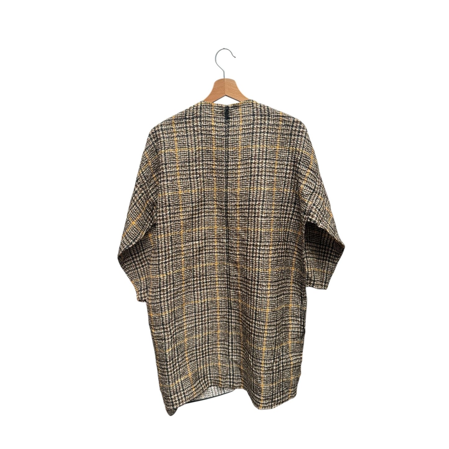 Phoebe Philo Beige Checkered Silk Dress