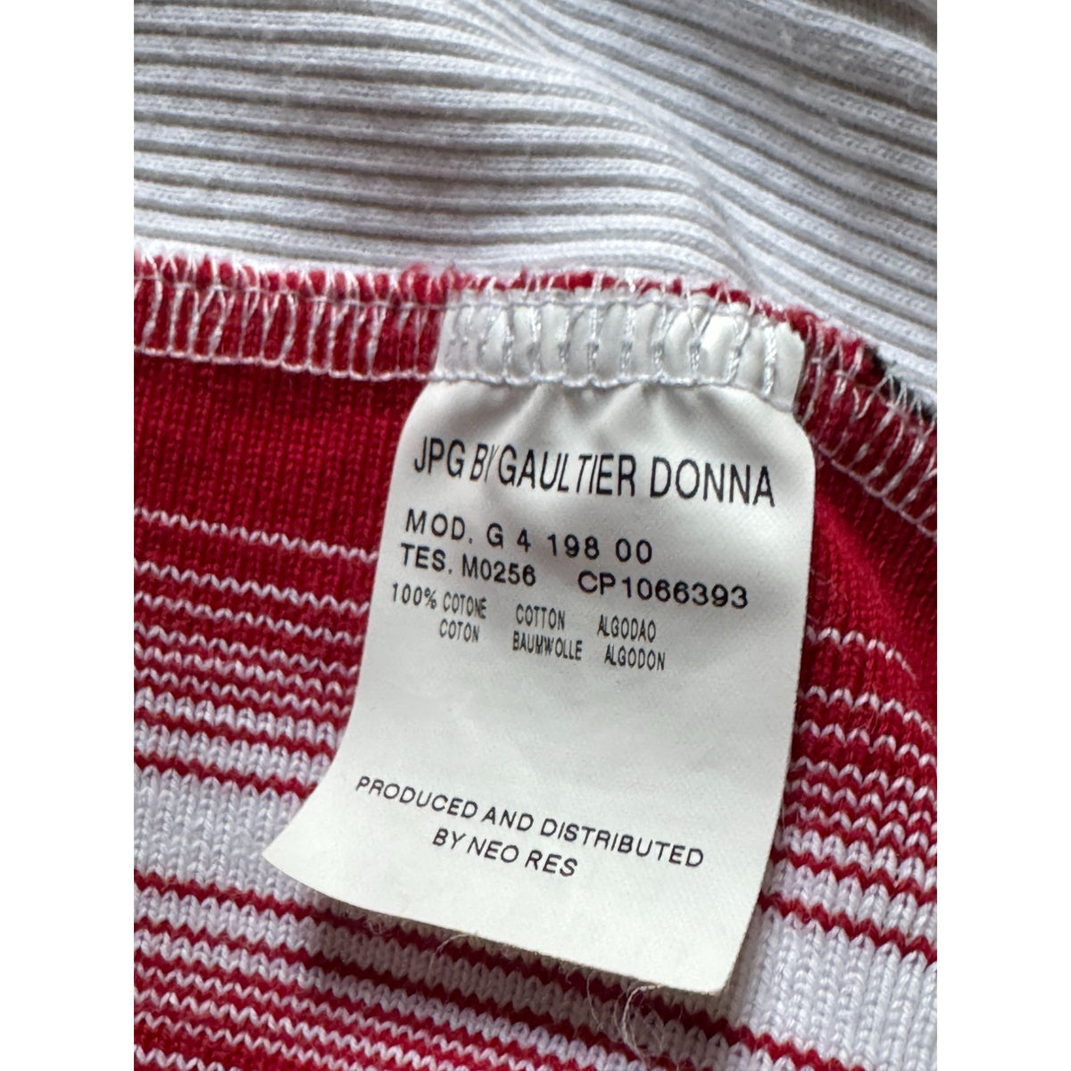Vintage White Ribbed Cotton Cropped Tank Top