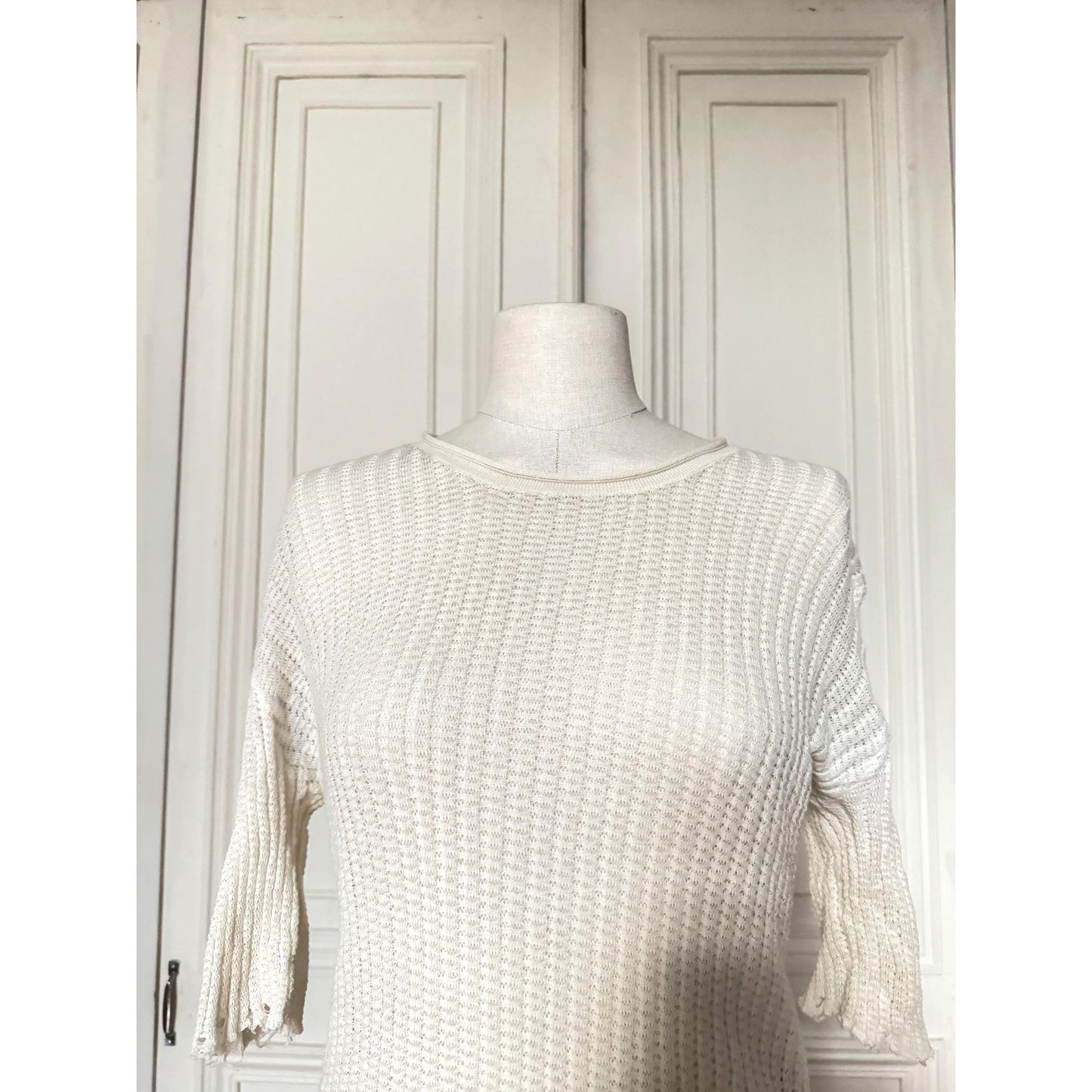 Ivory Knitted Top