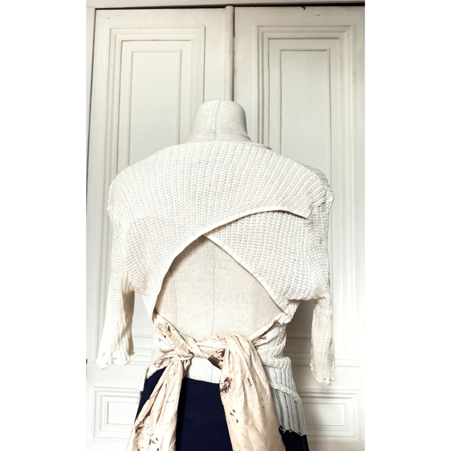 Ivory Knitted Top
