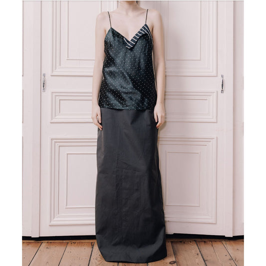 Spring Summer 1999 Grey Maxi Skirt