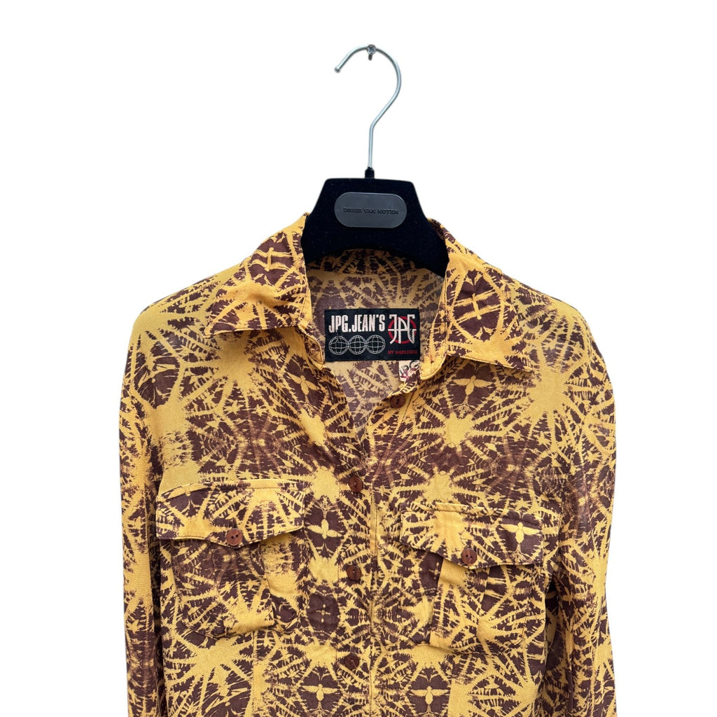 JPG Yellow Brown Printed Shirt