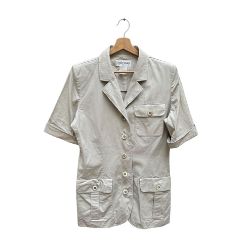 Iconic Vintage Beige Safari Saharian Shirt