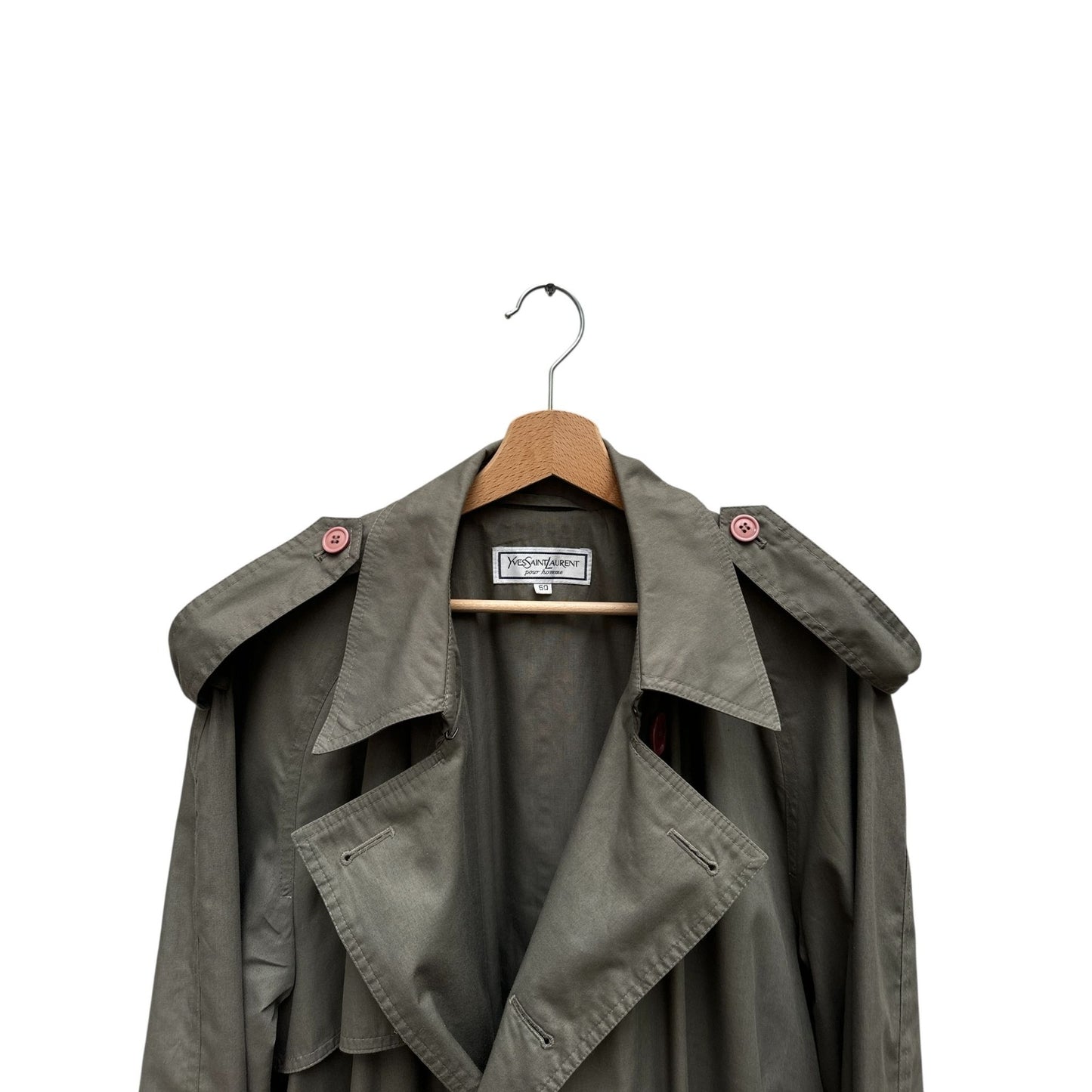 Vintage Khaki Trench Coat