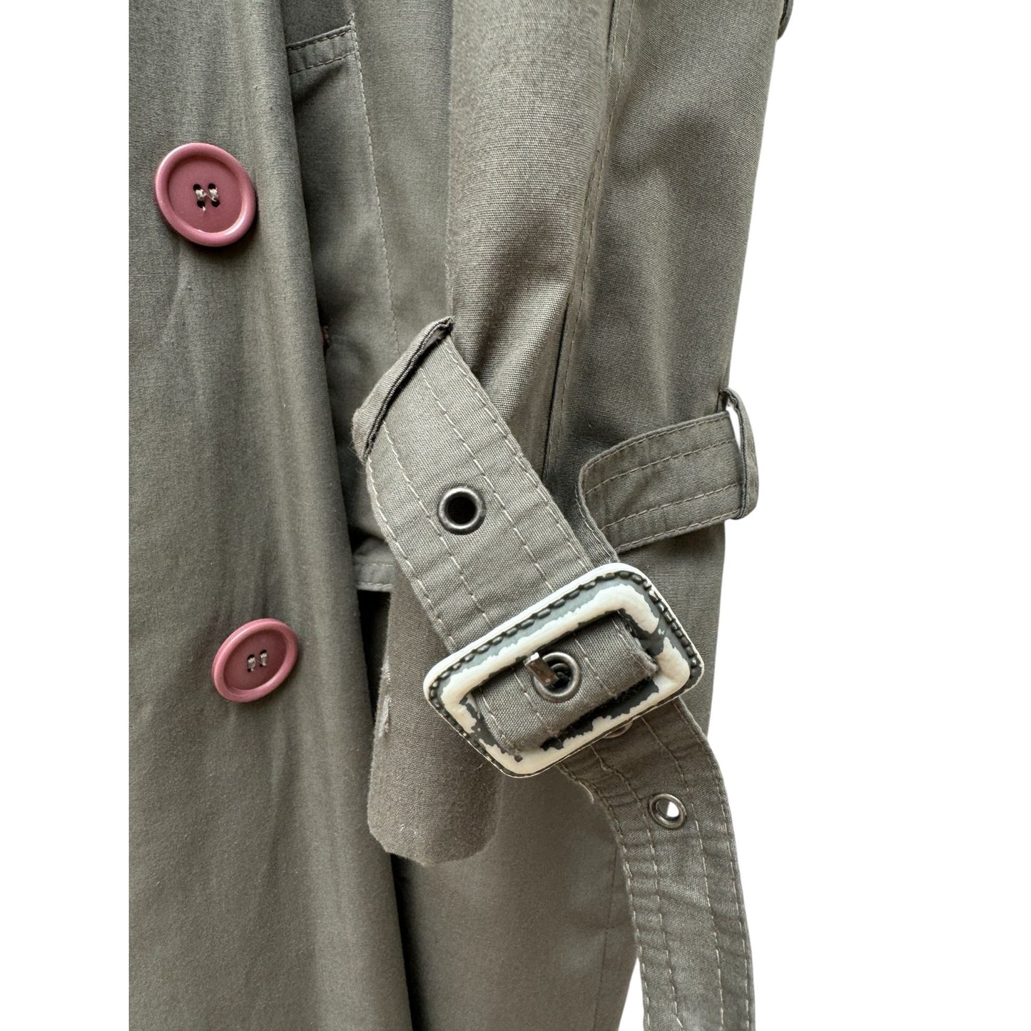 Vintage Khaki Trench Coat