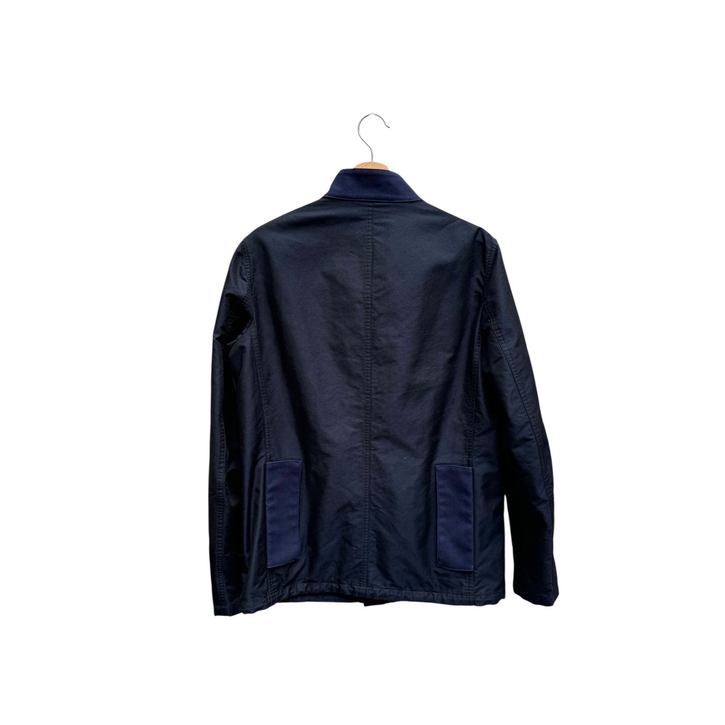 Navy Patchwork Utility Jacket
