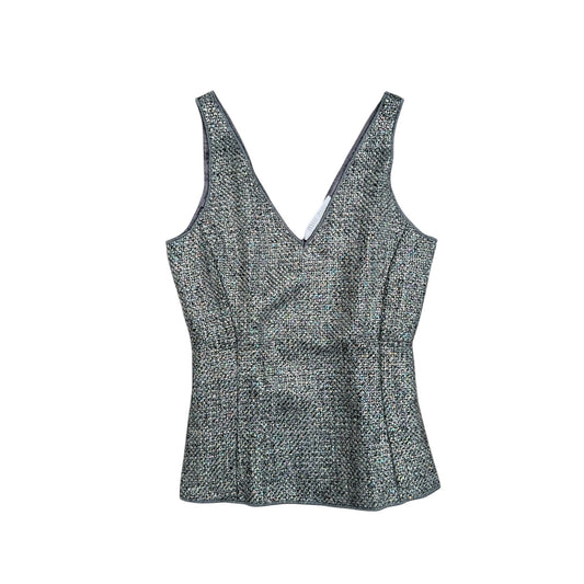 Grey Shiny Top