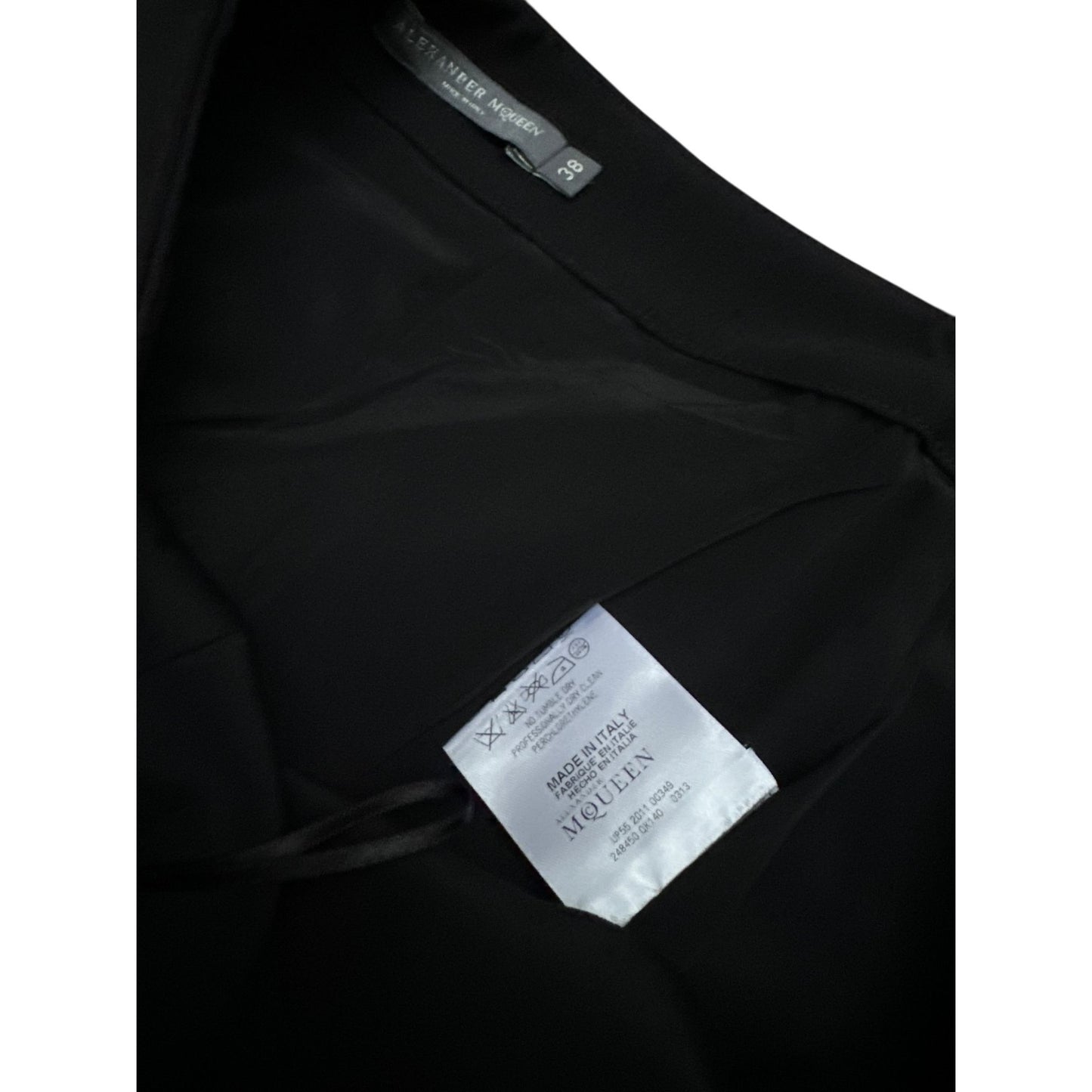 2011 Black Acetate Viscose Skirt