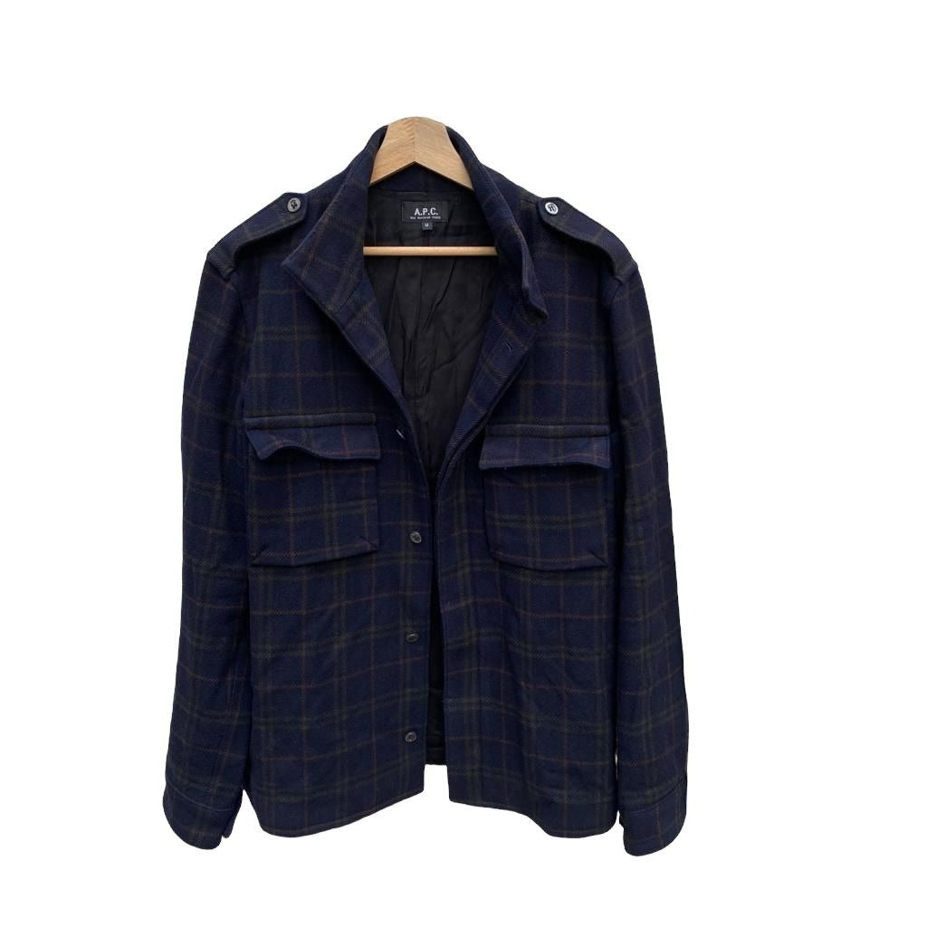 Wool checkered jacket / Overshirt