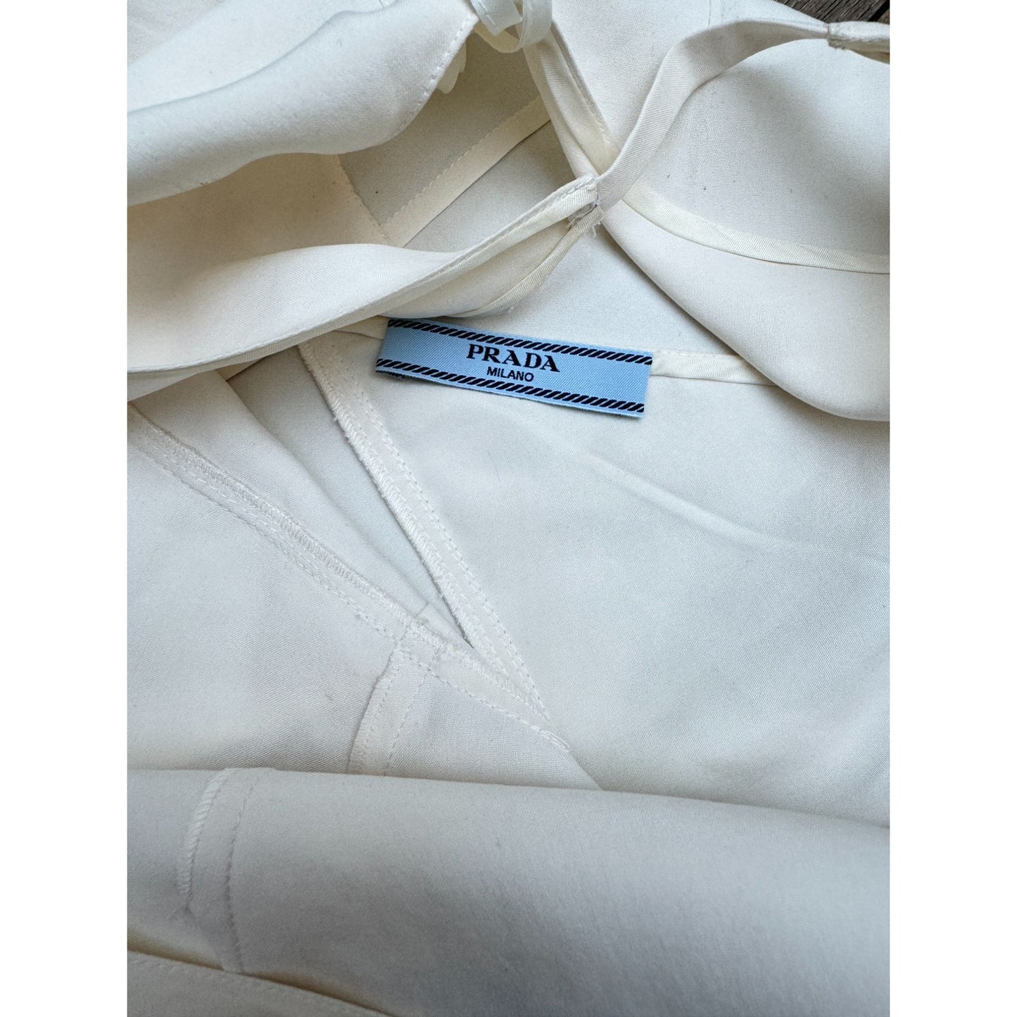 Beige Silk Slip Dress 