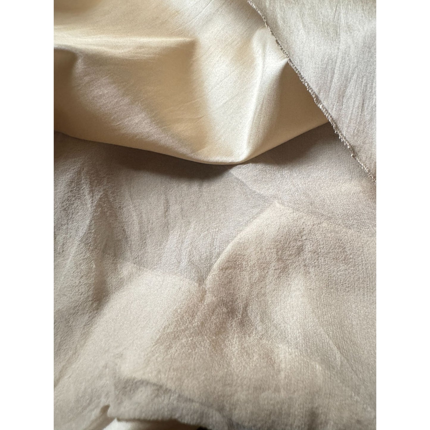 Miu Miu Spring Summer 2004 Beige Silk Mini Dress